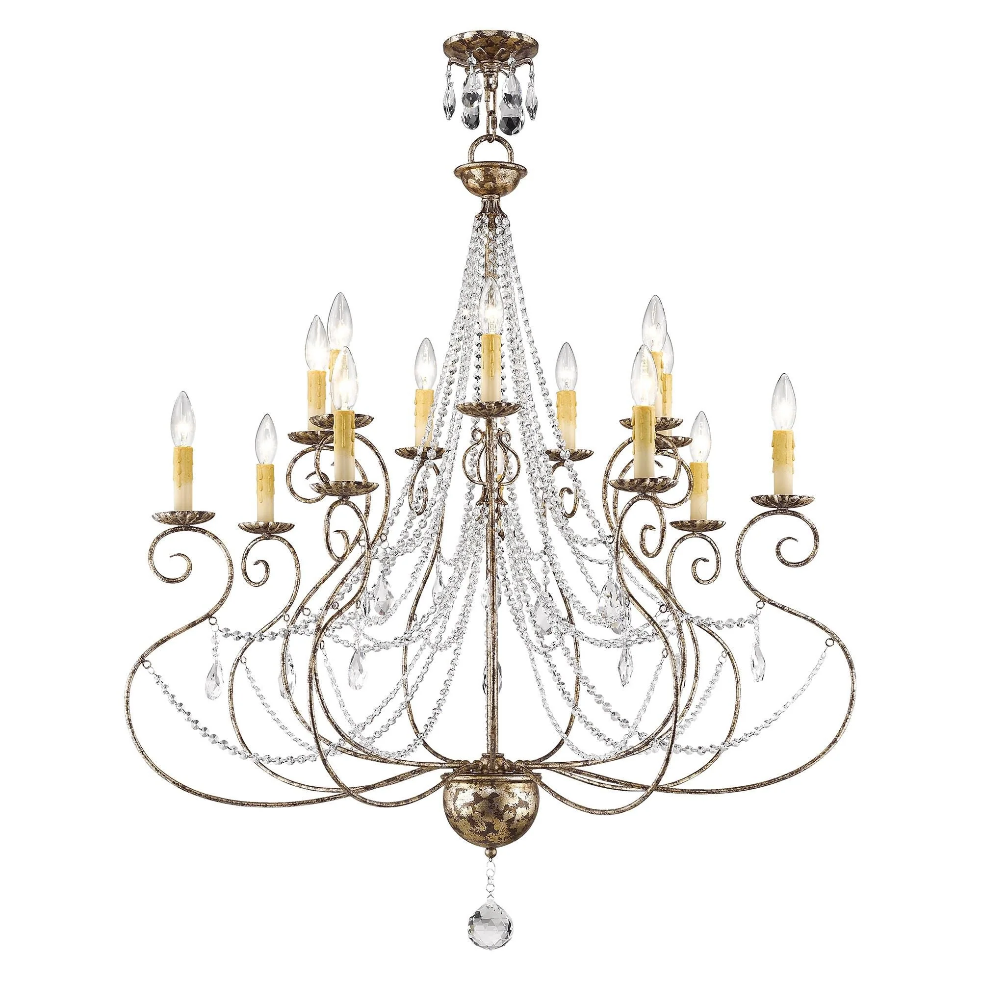 Livex Lighting Isabella 36 Inch 14 Light Chandelier Cp77871 - Image 2