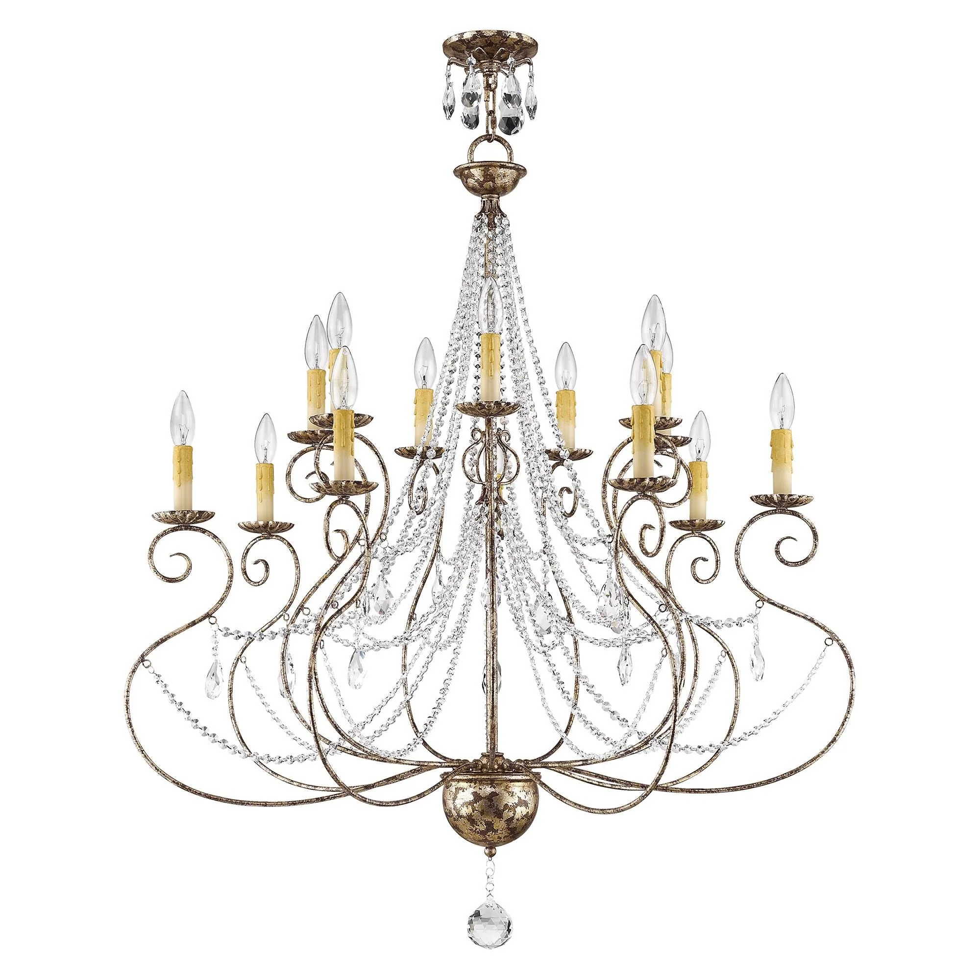 Livex Lighting Isabella 36 Inch 14 Light Chandelier Cp77871 - Image 3