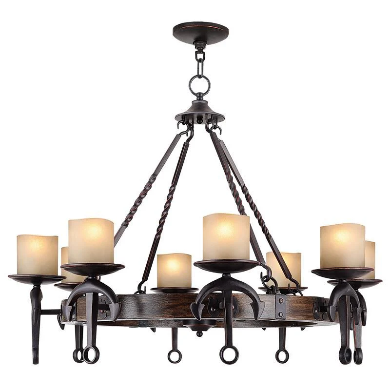 Livex Lighting Cape May 35 Inch 8 Light Chandelier Cp71669 - Image 1