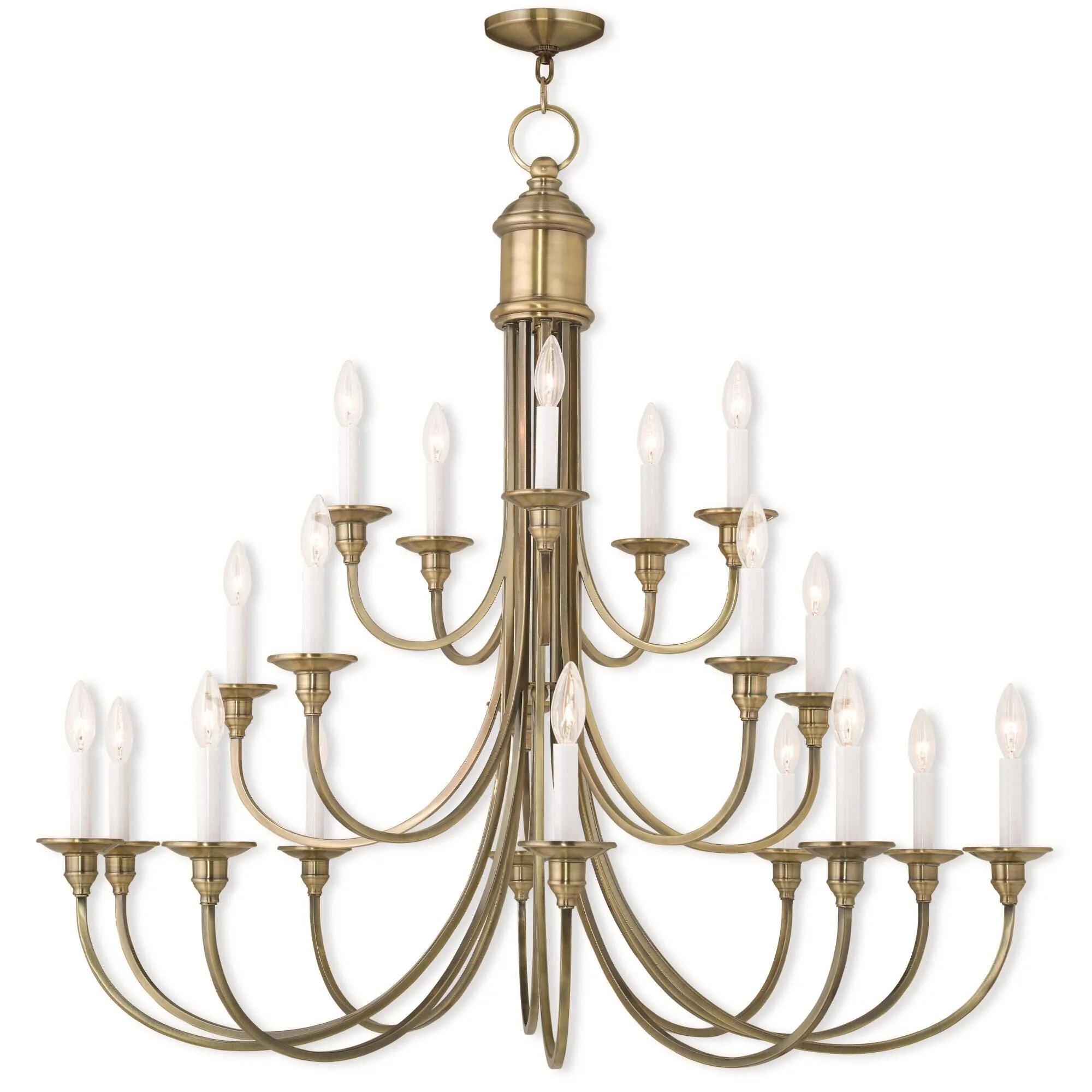 Livex Lighting Cranford 42 Inch 20 Light Chandelier Cp77181 - Image 1