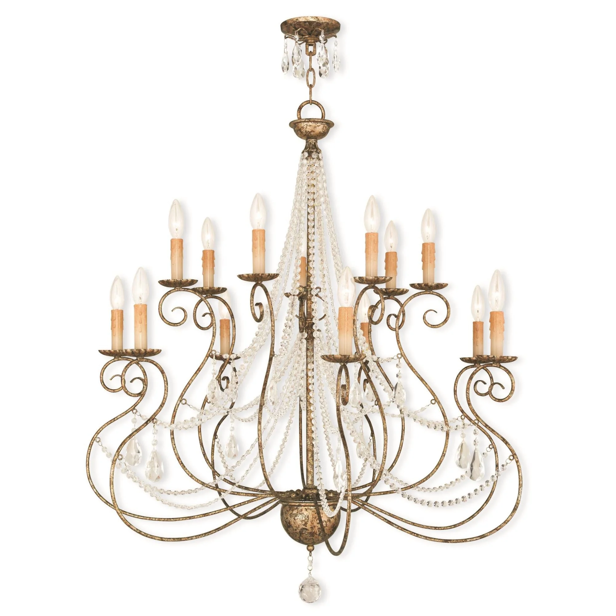 Livex Lighting Isabella 36 Inch 14 Light Chandelier Cp77871 - Image 1