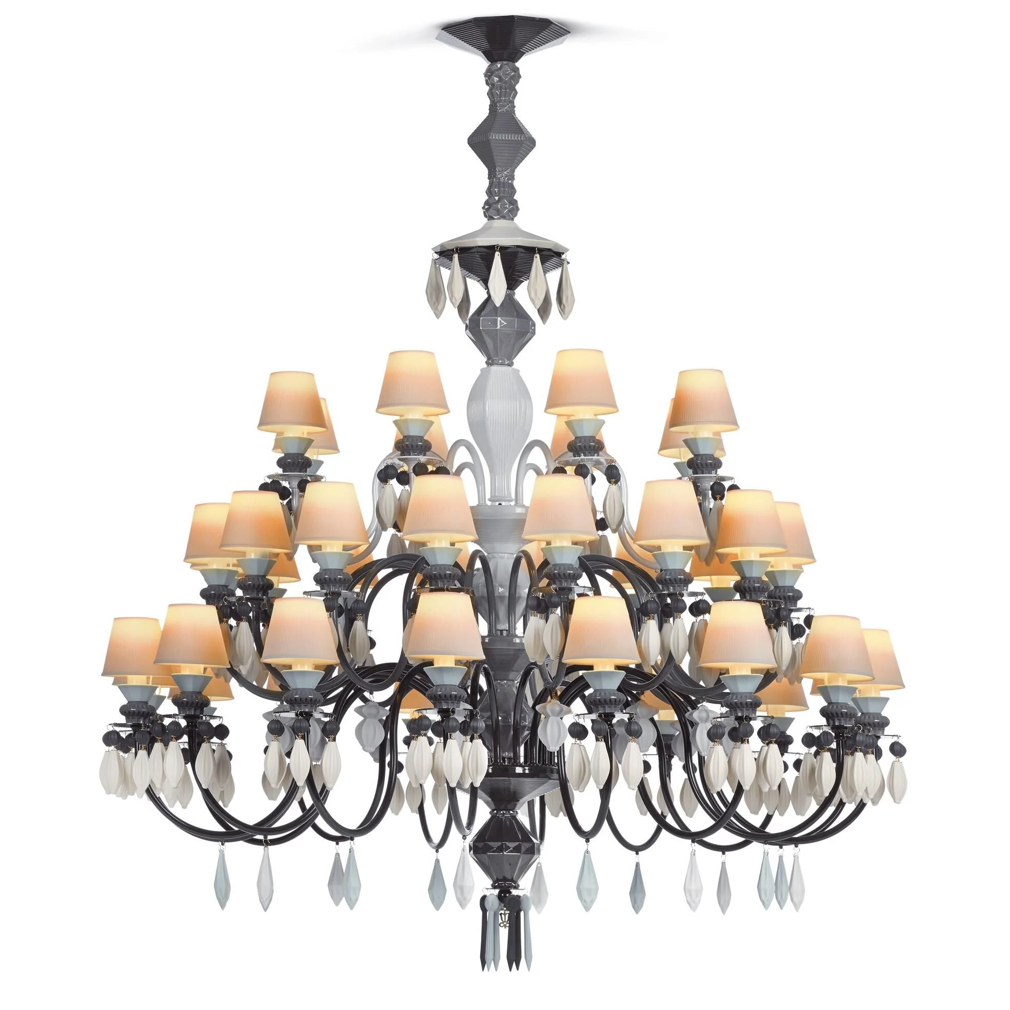 Lladro Belle De Nuit 49 Inch 40 Light Led Chandelier Cp301 - Image 2