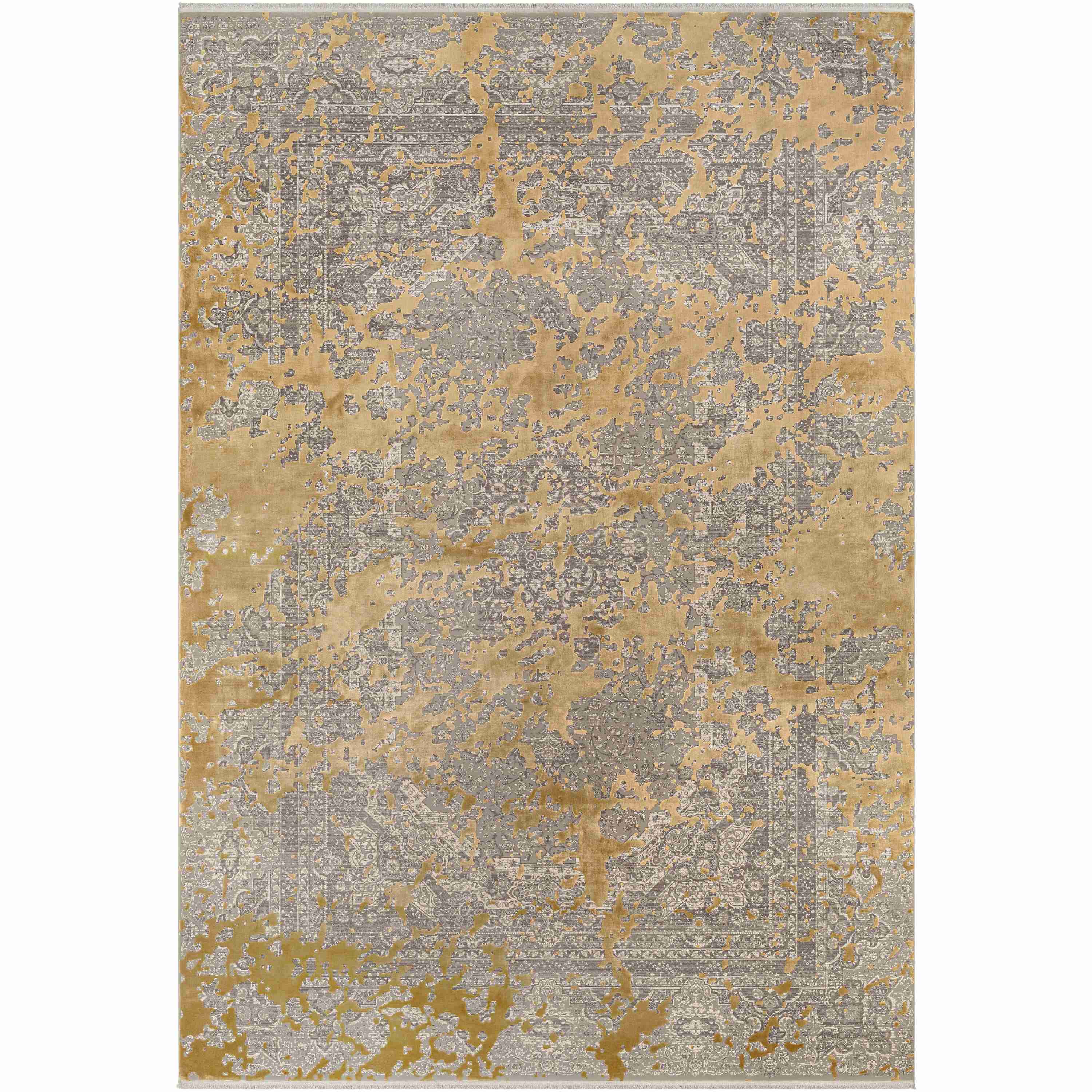 Surya Rugs Solar Collection Gray, Tan & Brown Area Rug SOR-2320 - Image 1
