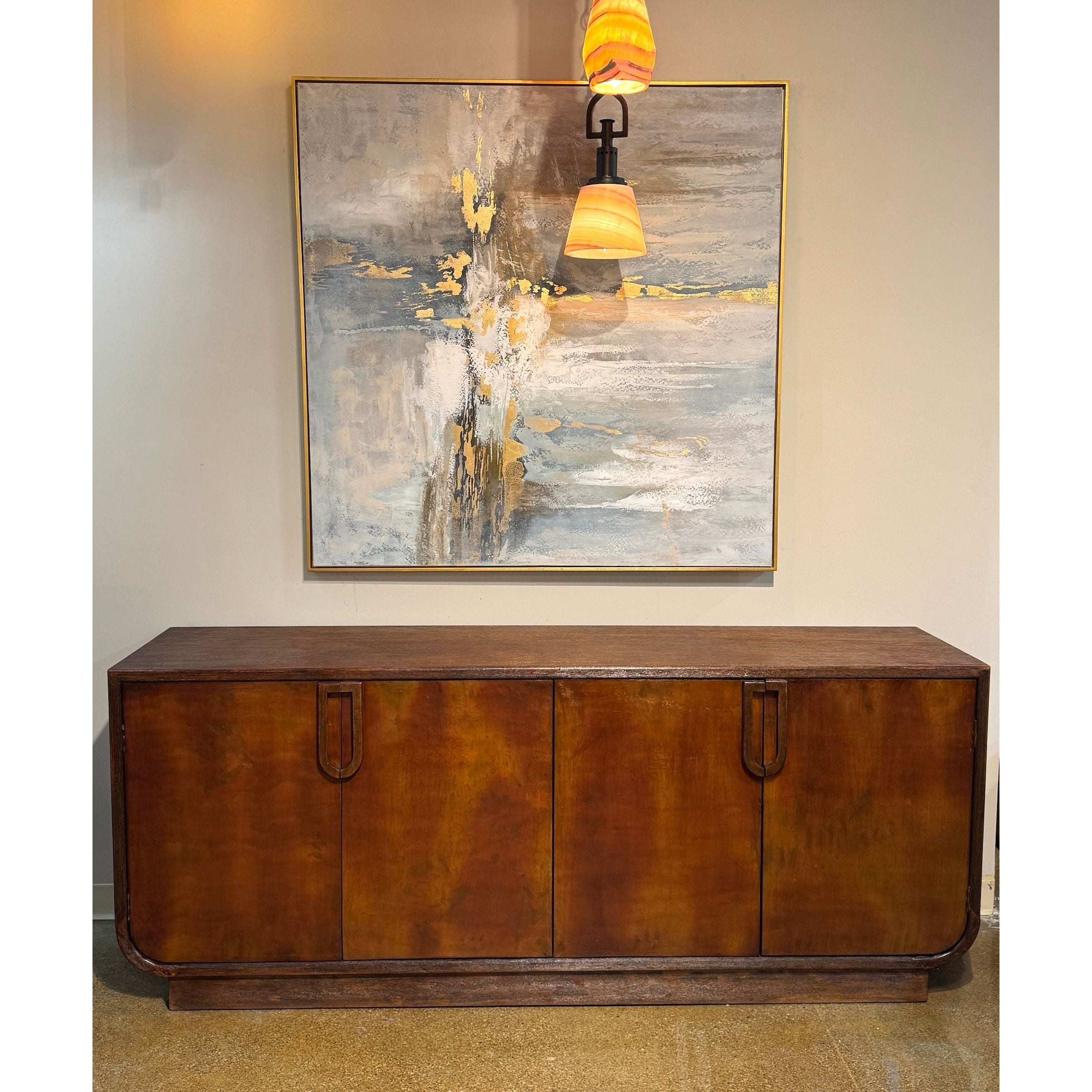 Casa Bonita Peruvian Hand-Painted Carved Wood Michael Buffet - Image 1