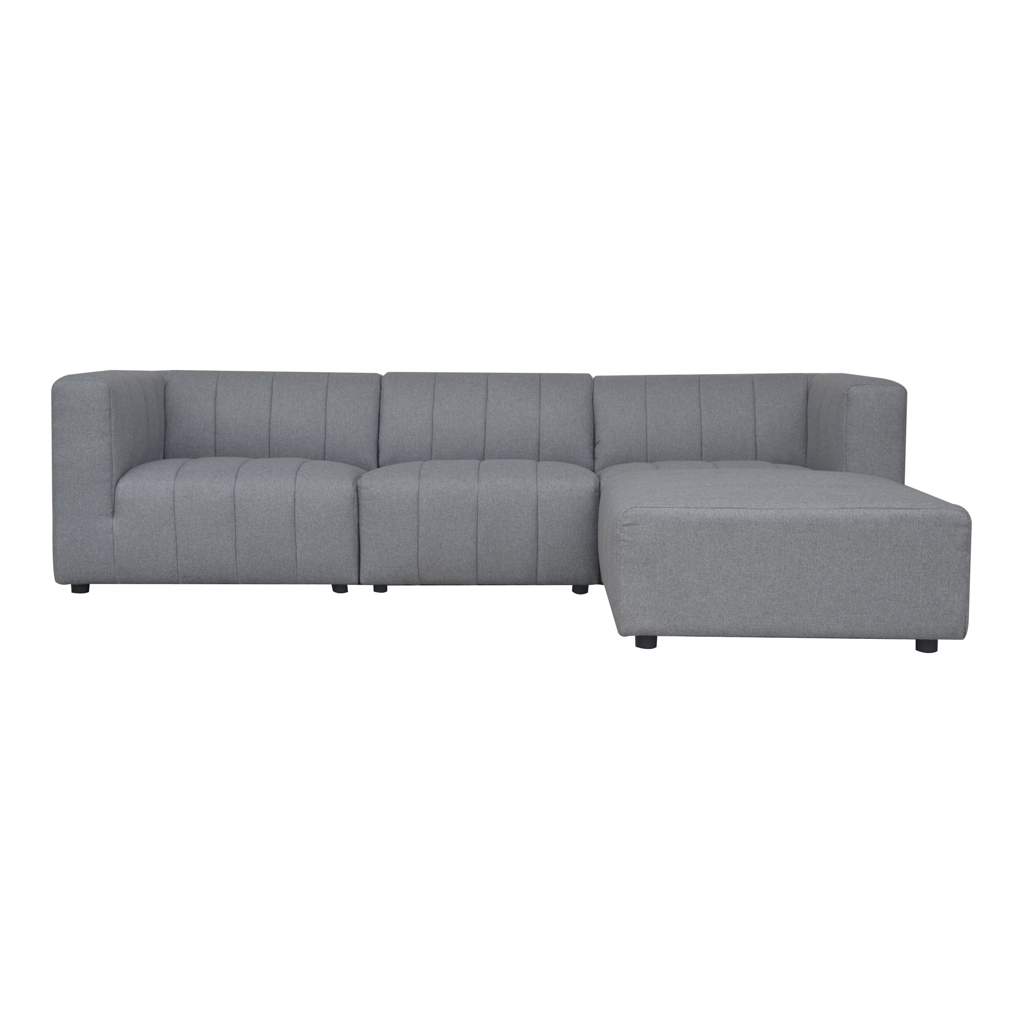 Moe’s Home Collection Lyric Lounge Grey Modular Sectional