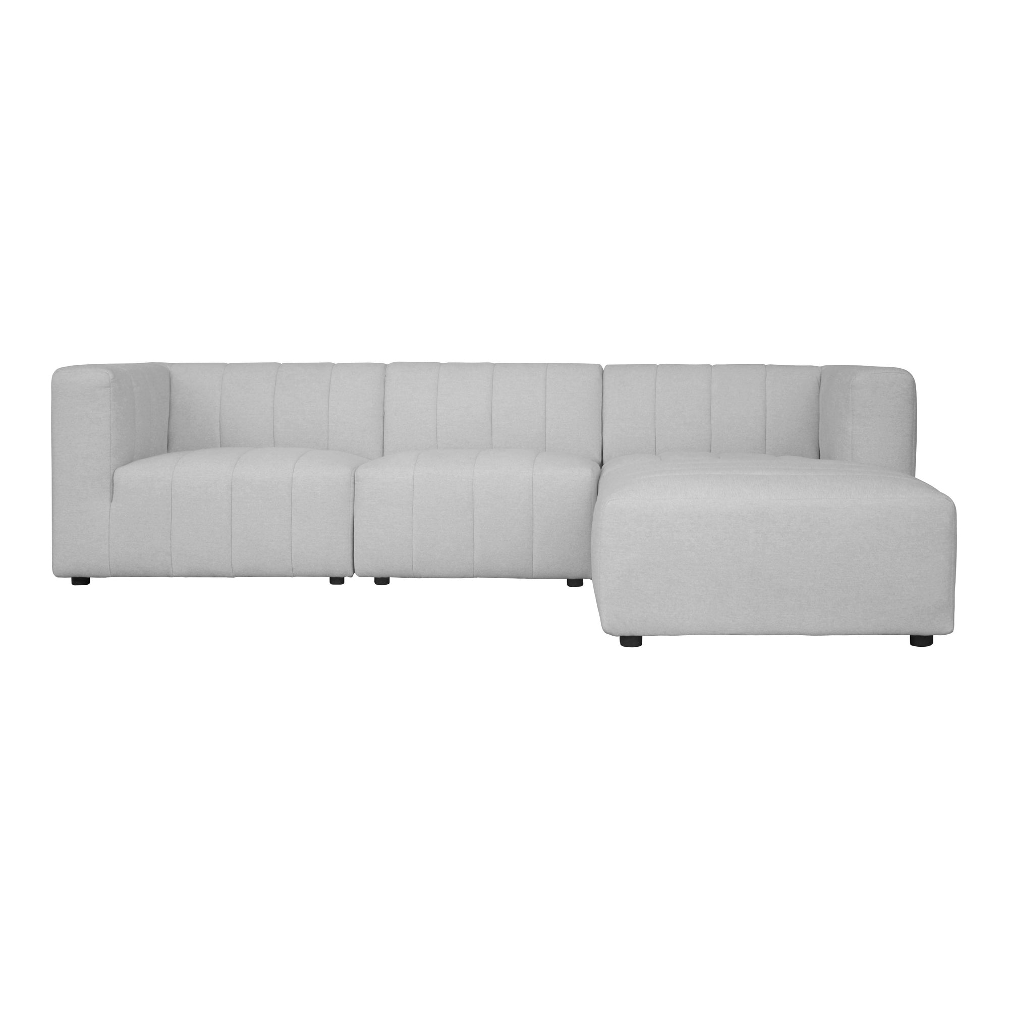 Moe's Home Collection Lyric Lounge Oatmeal Beige Modular Sectional - Image 1