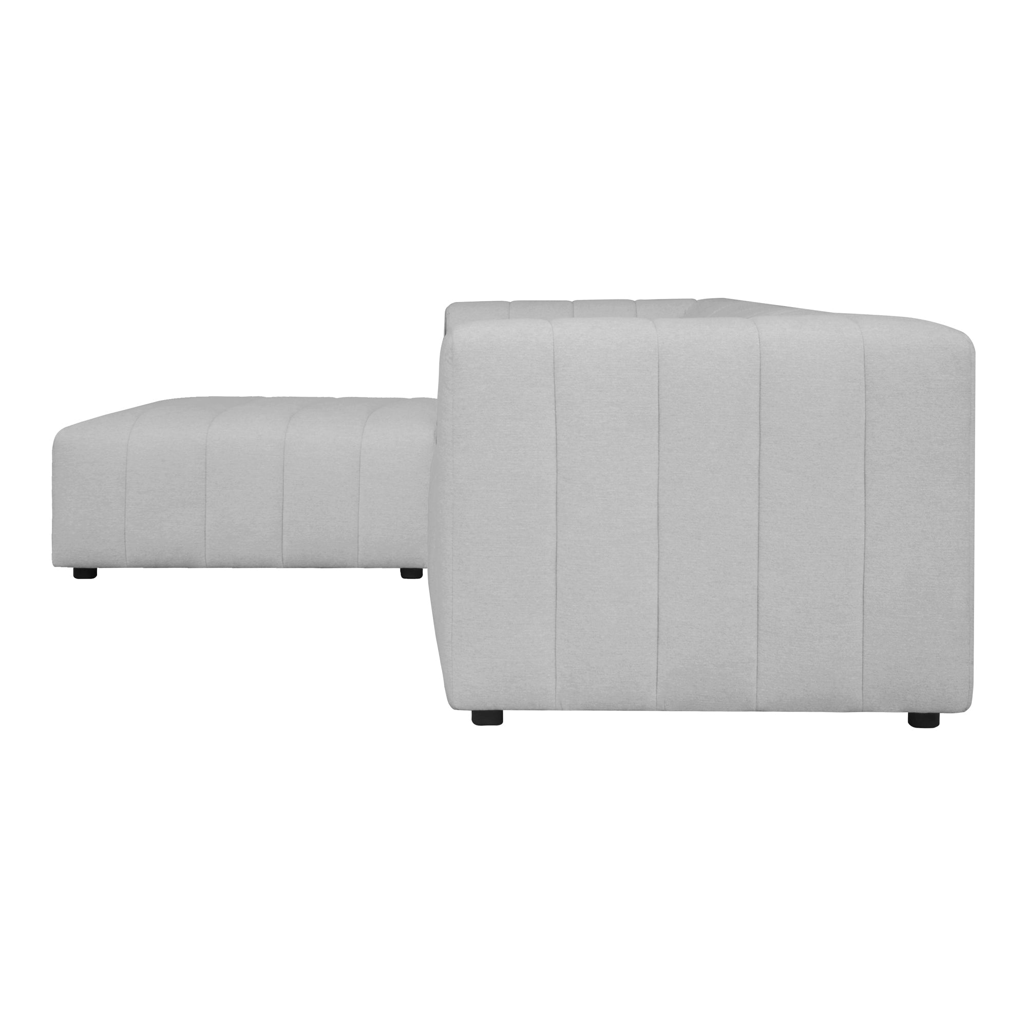 Moe's Home Collection Lyric Lounge Oatmeal Beige Modular Sectional - Image 3