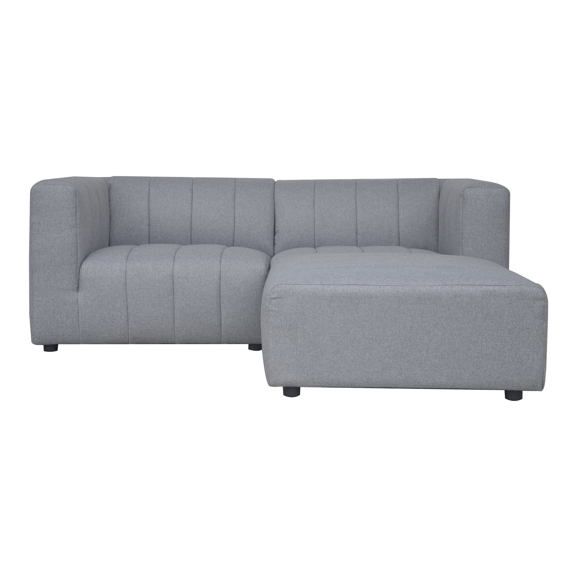 Moe’s Home Collection Lyric Nook Grey Modular Sectional