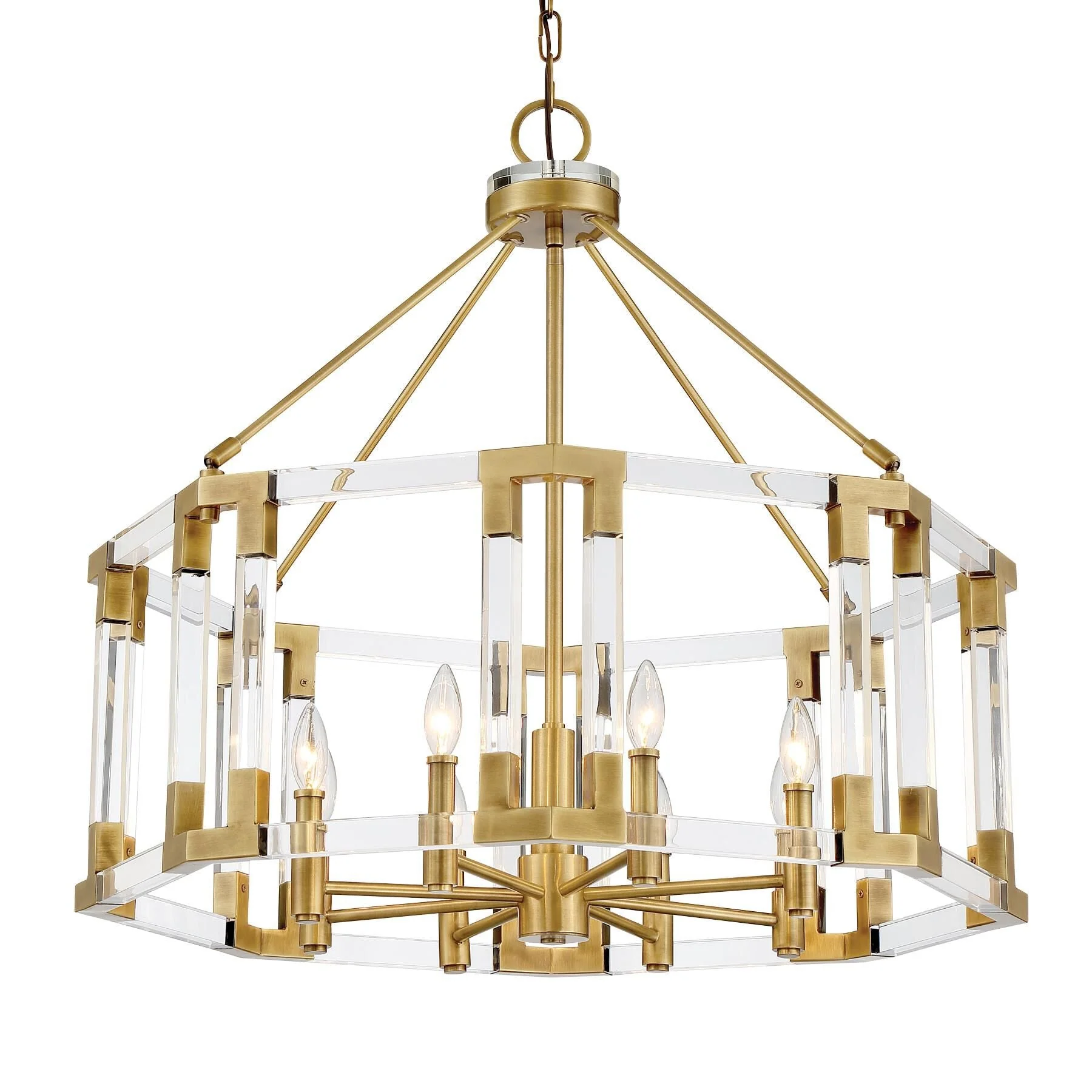 Metropolitan Lighting Prima Vista 31 Inch 8 Light Chandelier Cp741527 - Image 1