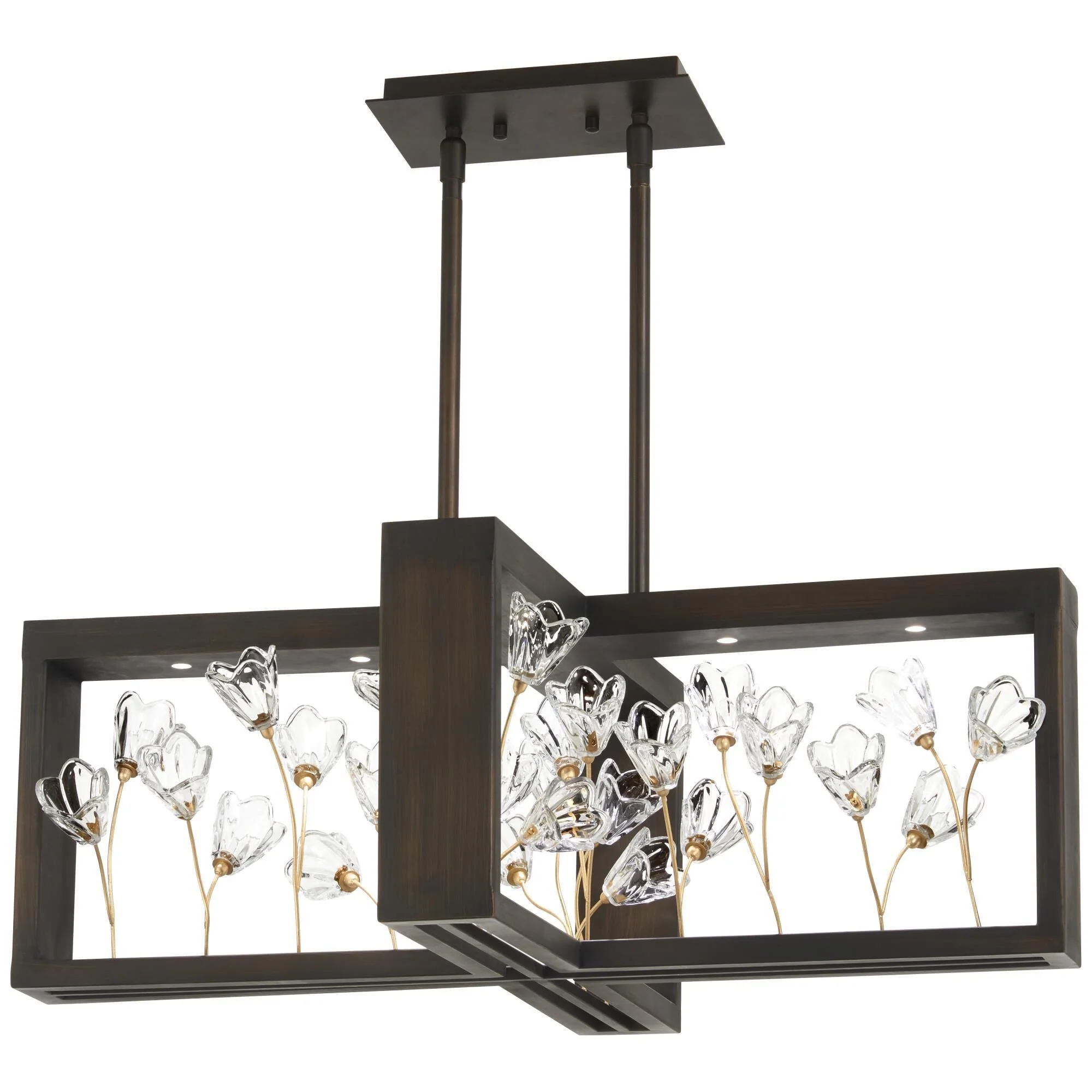 Metropolitan Lighting Maison Des Fleurs 30 Inch 4 Light Led Chandelier Cp482514 - Image 1