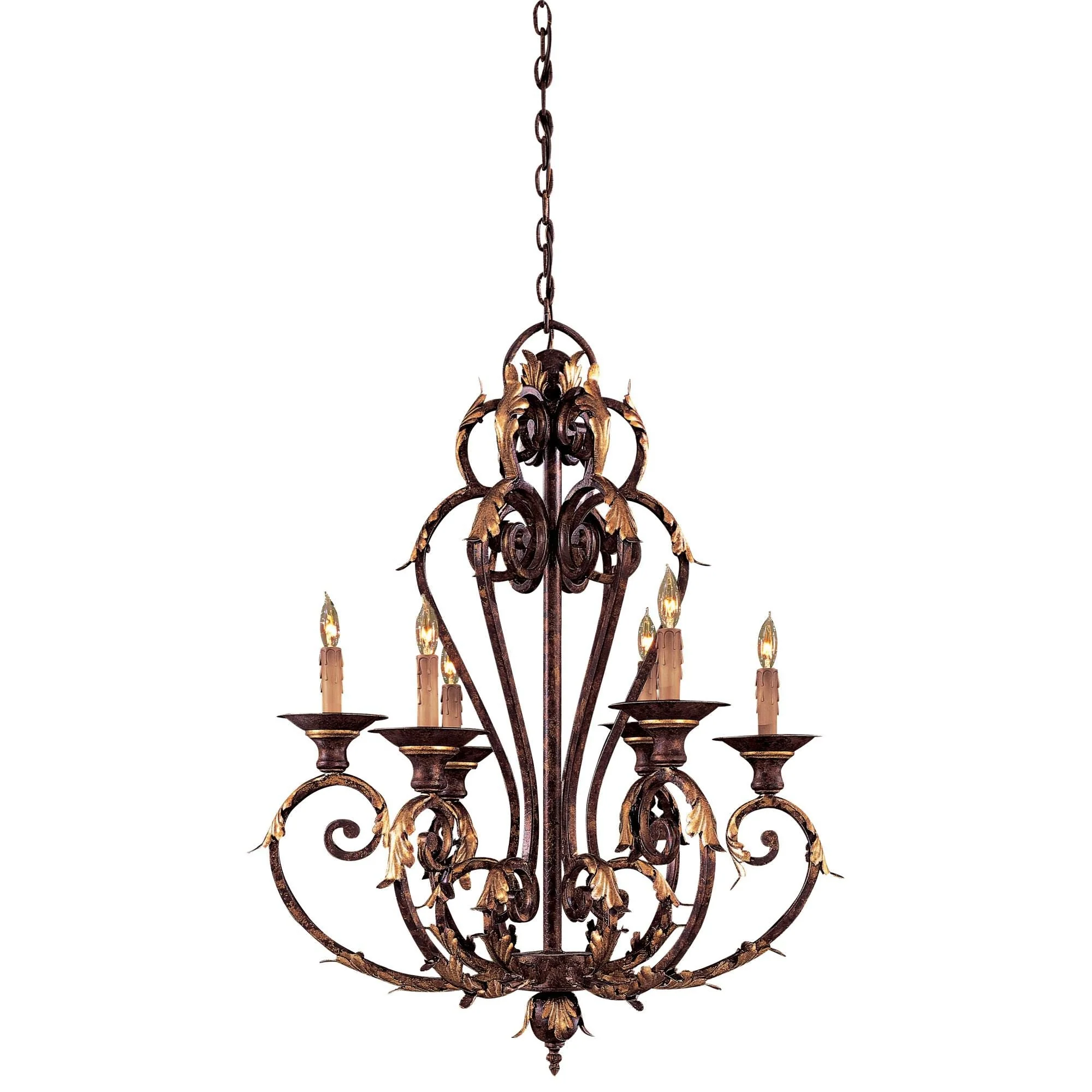 Metropolitan Lighting Zaragoza 27 Inch 6 Light Chandelier Cp158419 - Image 1