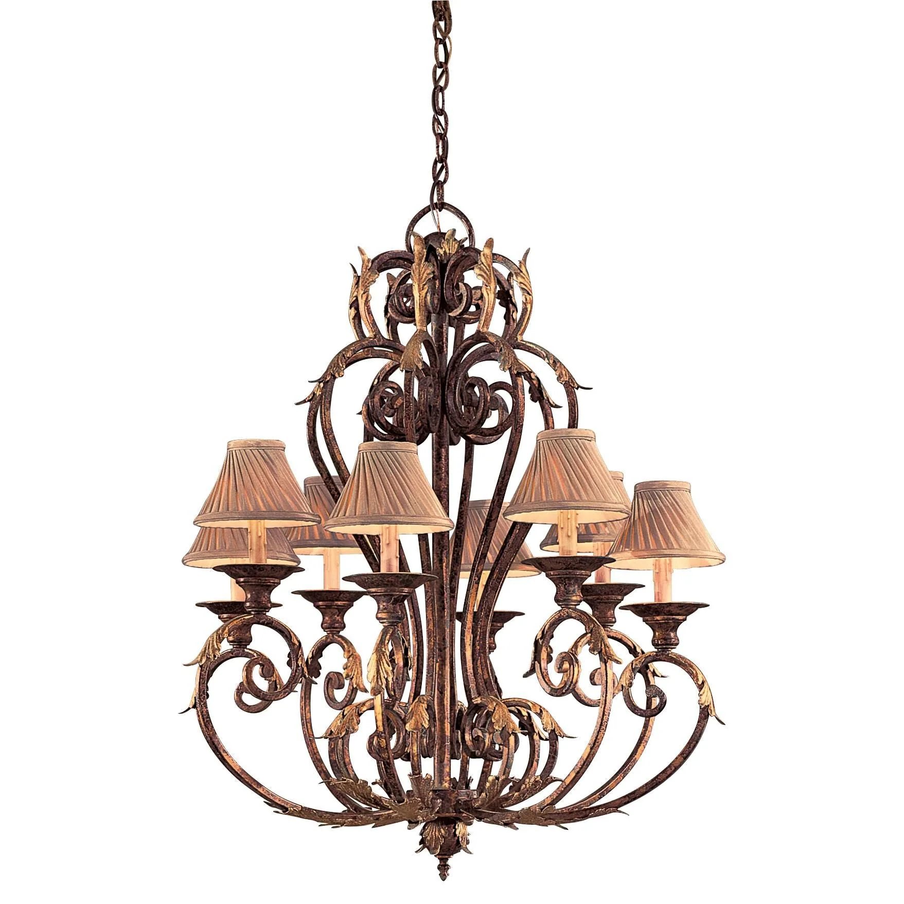 Metropolitan Lighting Zaragoza 34 Inch 8 Light Chandelier Cp158420 - Image 1