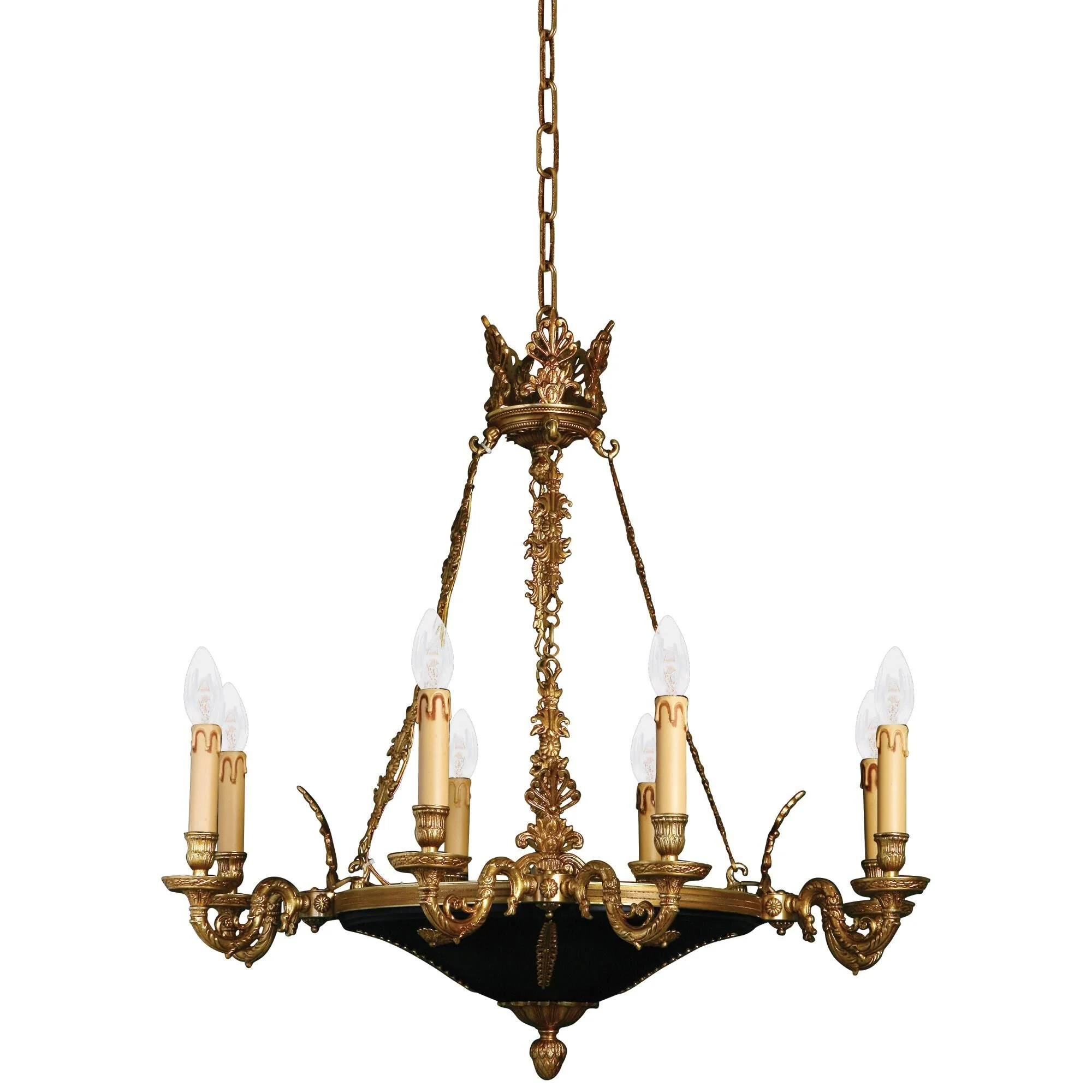 Metropolitan Lighting Vintage 28 Inch 8 Light Chandelier Cp158867 - Image 1