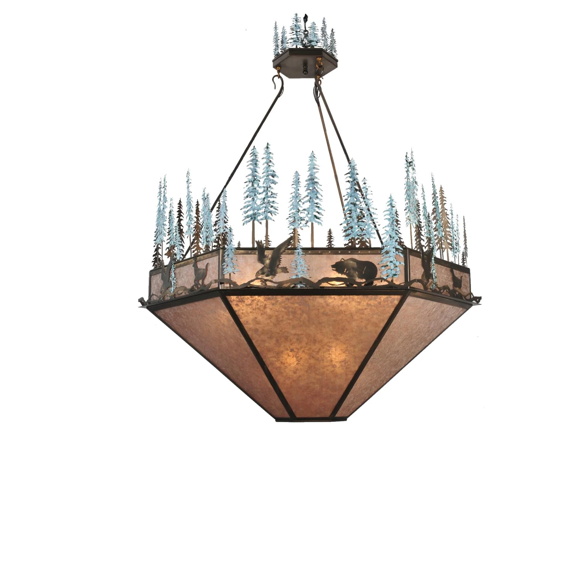 Meyda Lighting Wildlife At Pine Lake 60 Inch Large Pendant Cp9165 - Image 1
