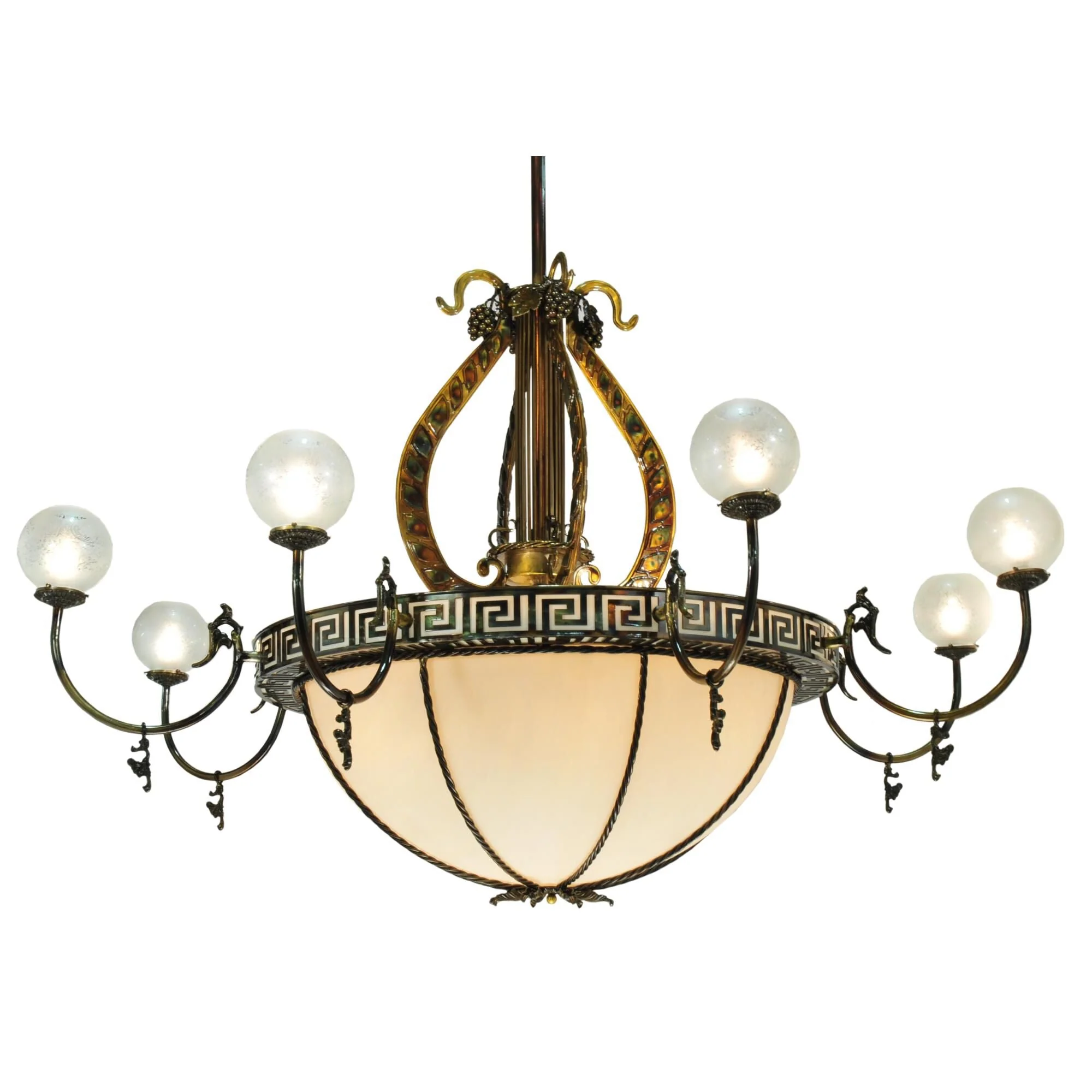 Meyda Lighting Lyre 96 Inch 18 Light Chandelier Cp9549 - Image 1