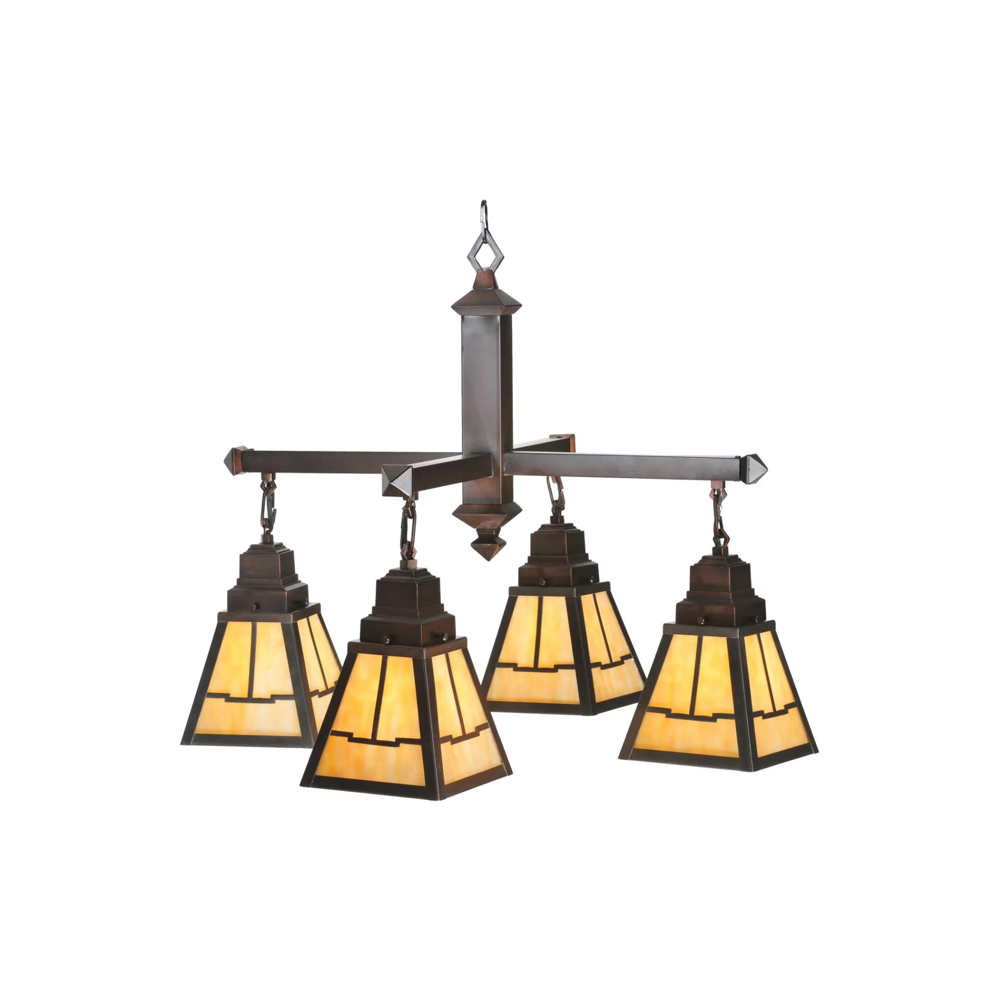 Meyda Lighting Valley View Mission 30 Inch 4 Light Chandelier Cp9600 - Image 1