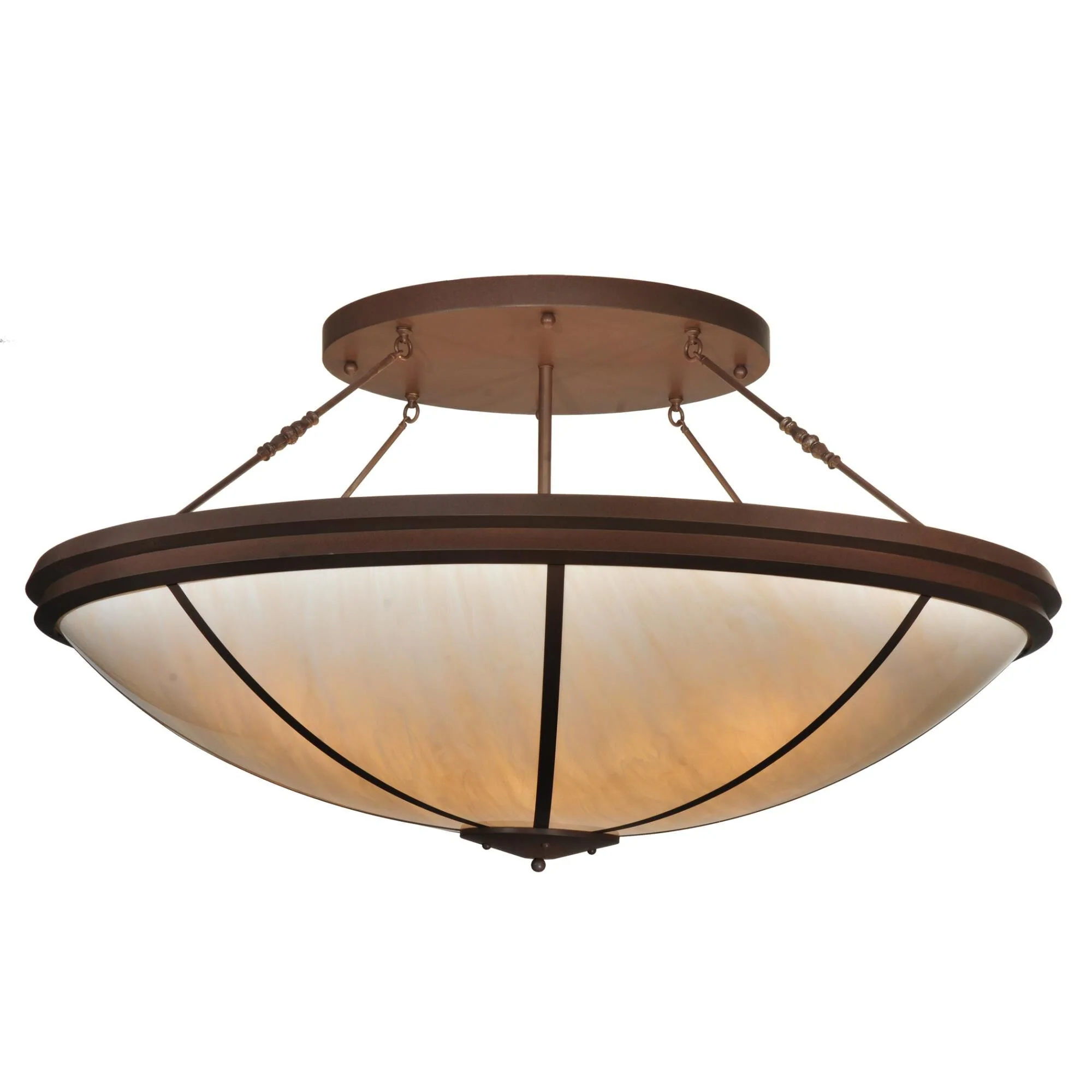Meyda Lighting Commerce 72 Inch 8 Light Semi Flush Mount Cp9720 - Image 1
