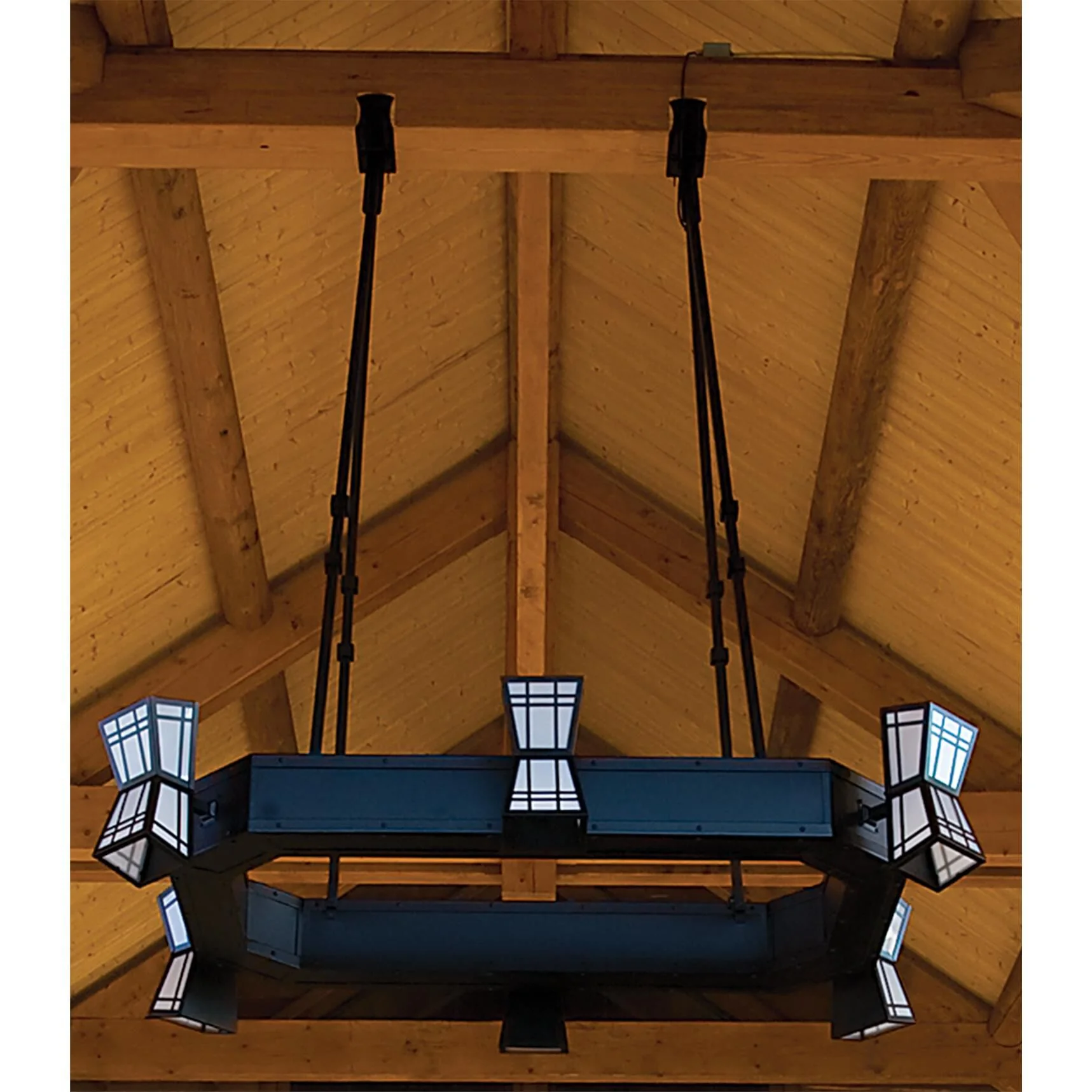 Meyda Lighting Porte Cochere 96 Inch 6 Light Chandelier Cp10812 - Image 1