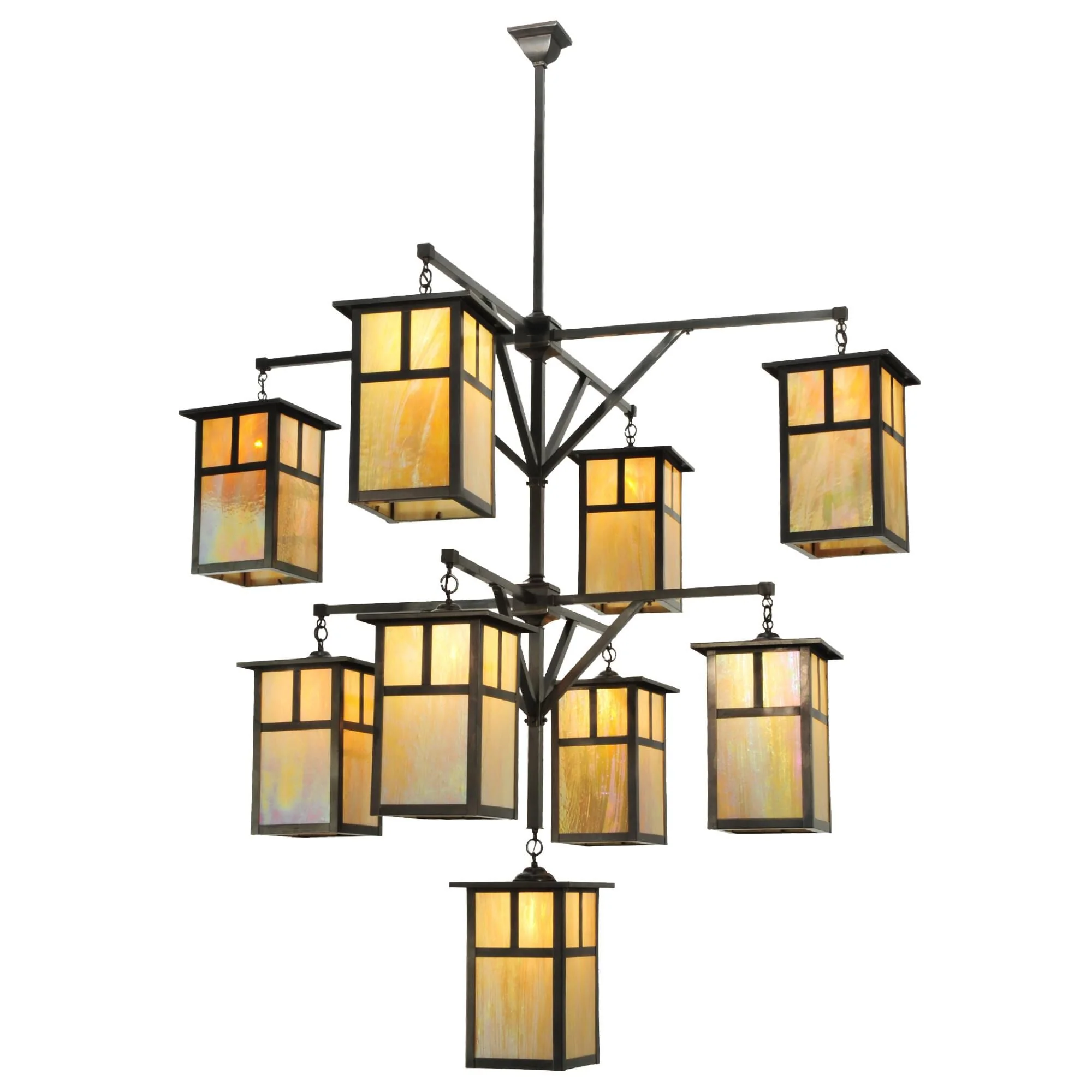 Meyda Lighting Hyde Park T Mission 64 Inch 9 Light Chandelier Cp10875 - Image 1