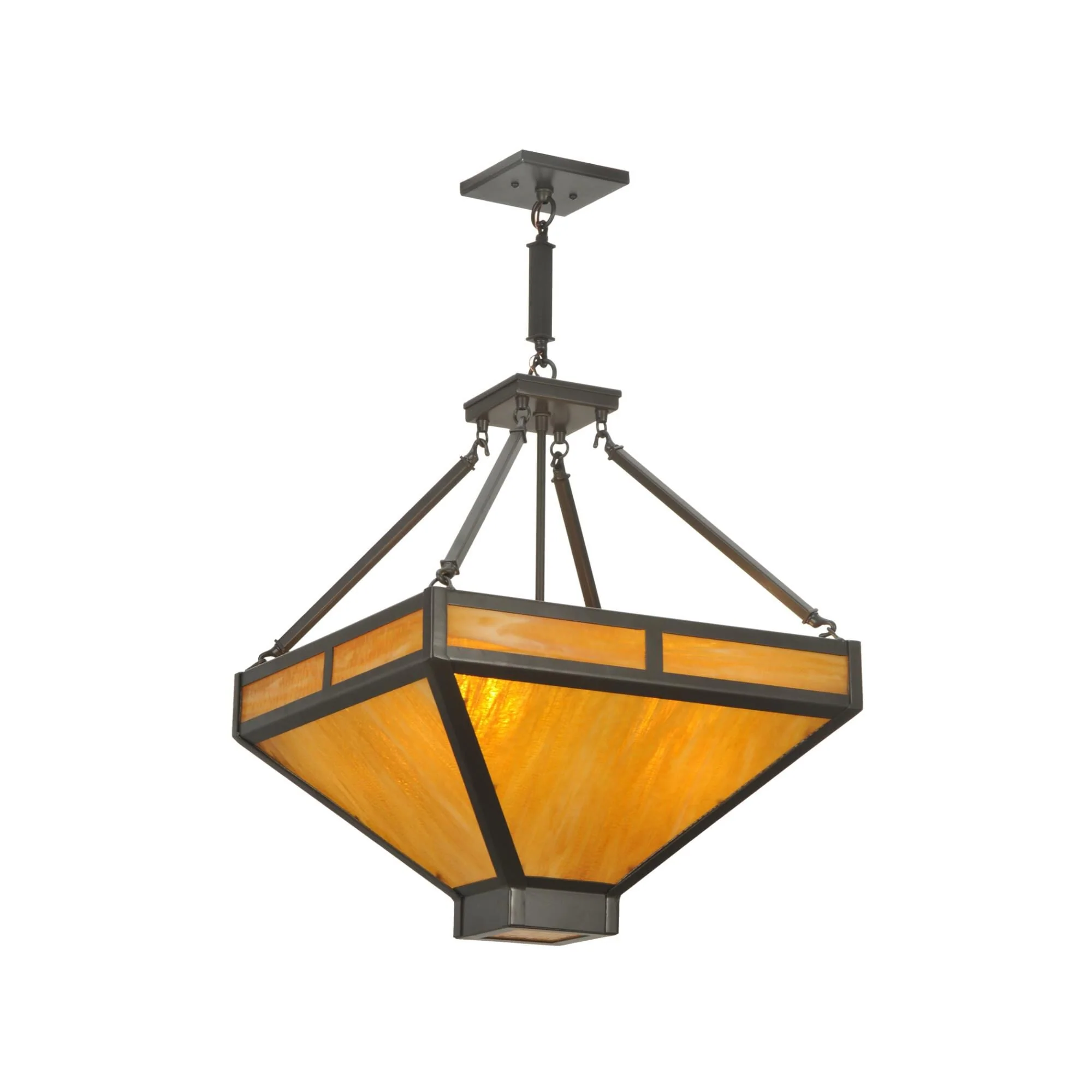 Meyda Lighting T Mission 25 Inch Large Pendant Cp10889 - Image 1