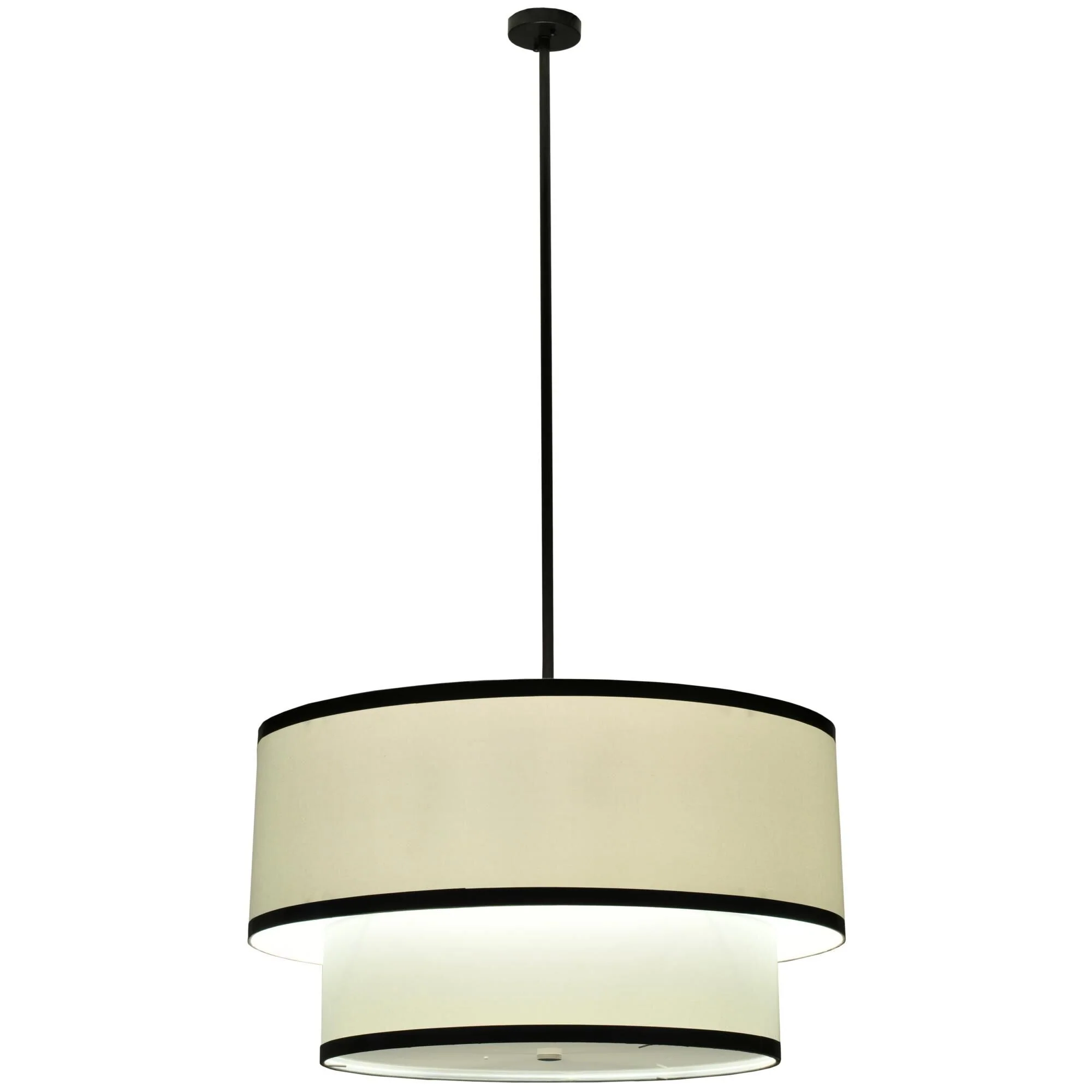 Meyda Lighting Cilindro Cream 36 Inch Large Pendant Cp11225 - Image 1