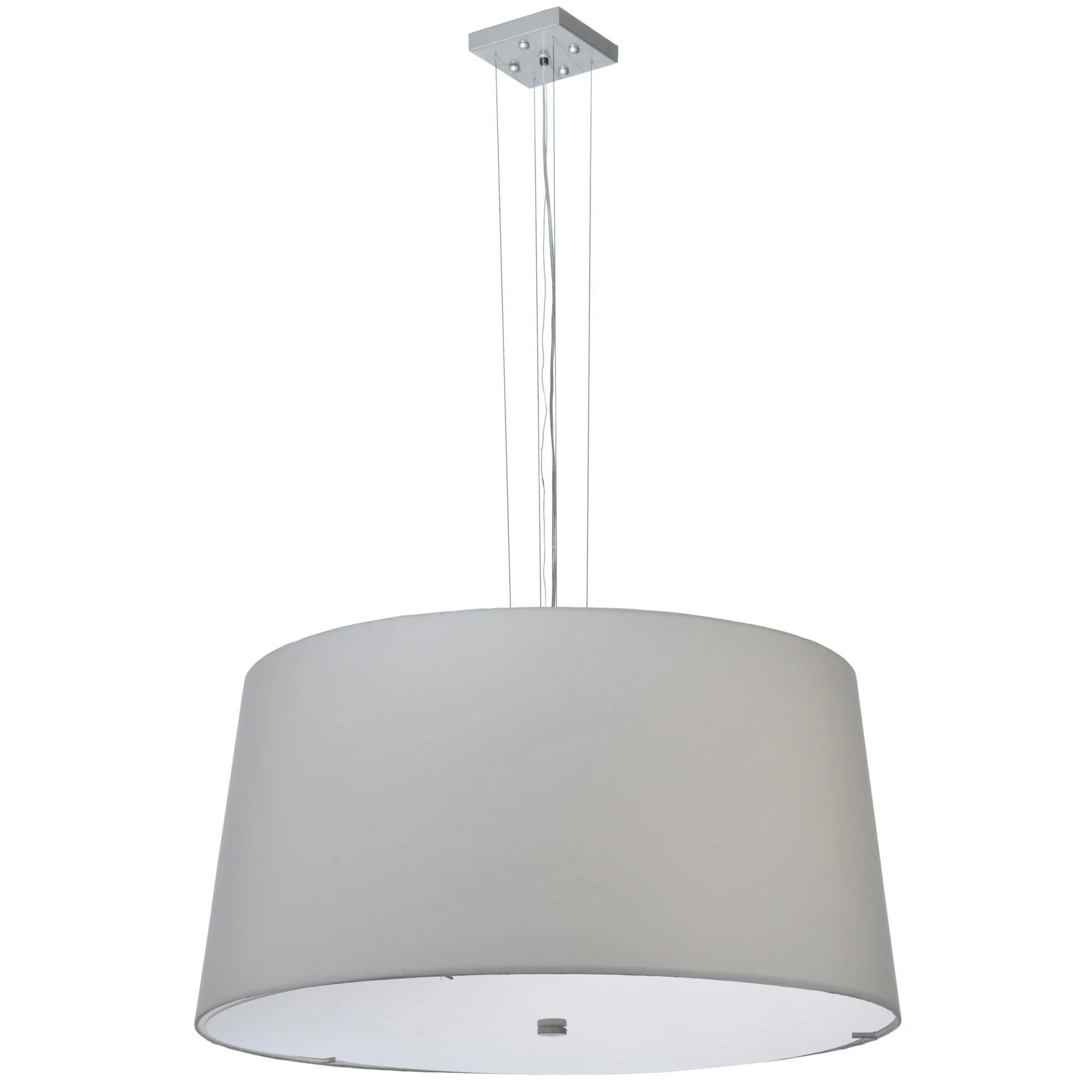 Meyda Lighting Cilindro Ivory 36 Inch Large Pendant Cp11309 - Image 1