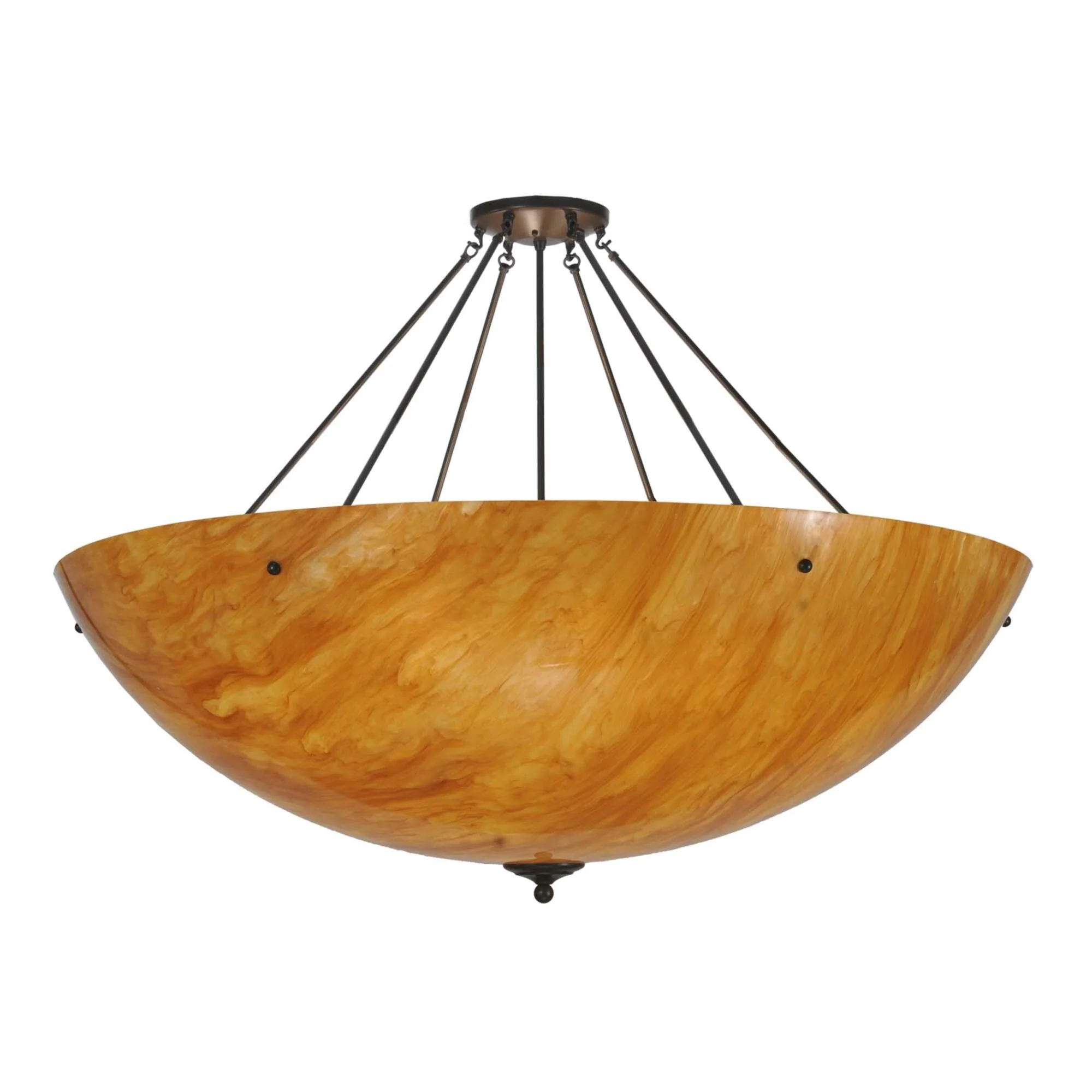 Meyda Lighting 36 Inch 8 Light Semi Flush Mount Cp247870 - Image 1