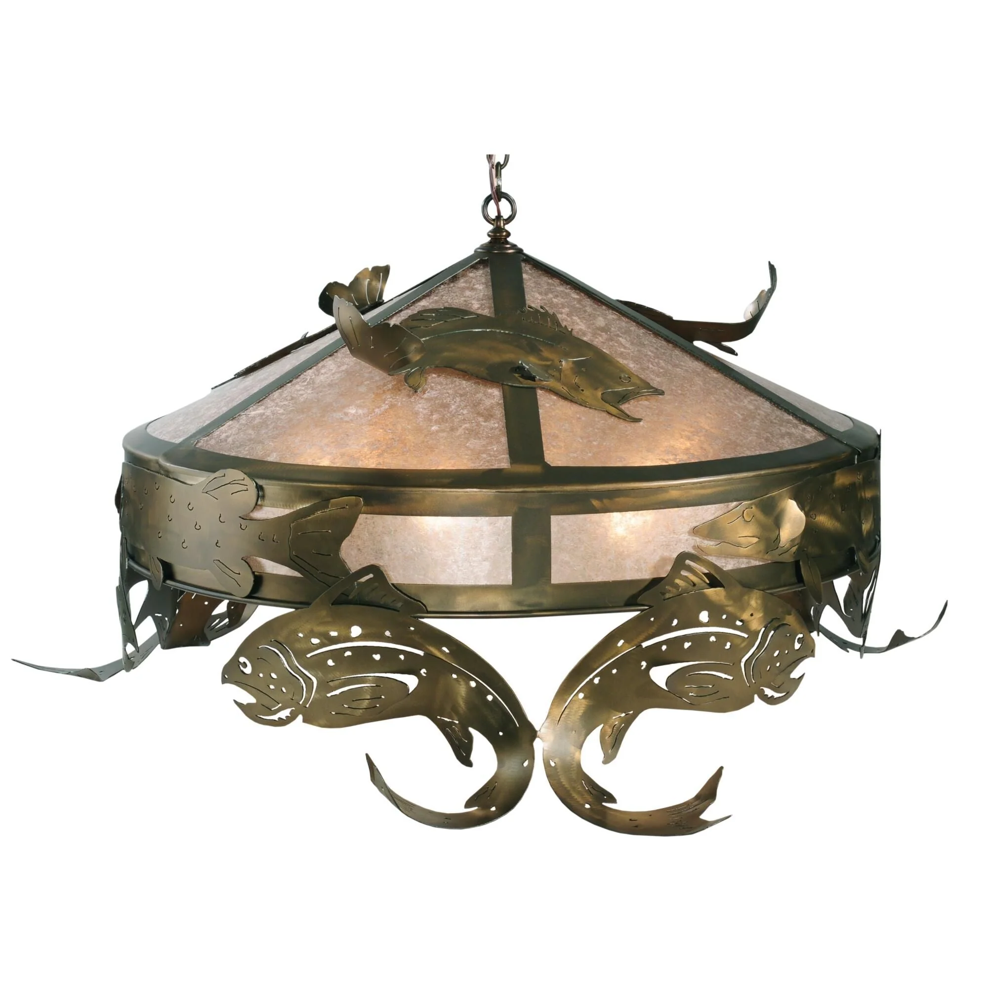 Meyda Lighting Catch Of The Day Trout 48 Inch Large Pendant Cp11353 - Image 1