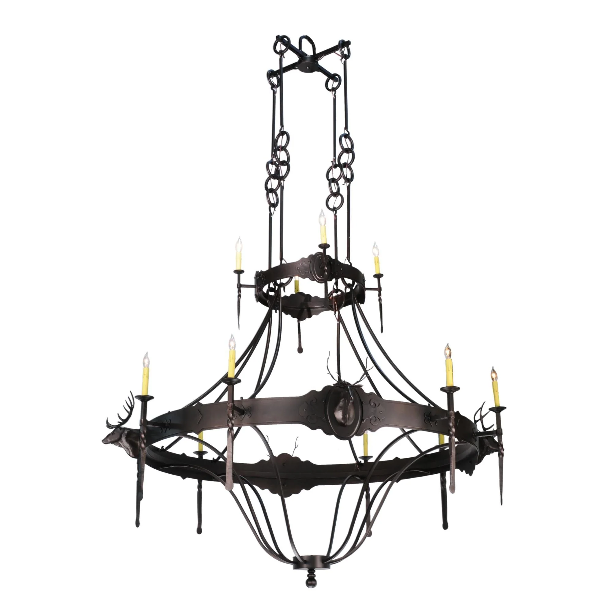 Meyda Lighting Stag 72 Inch 12 Light Chandelier Cp11418 - Image 2