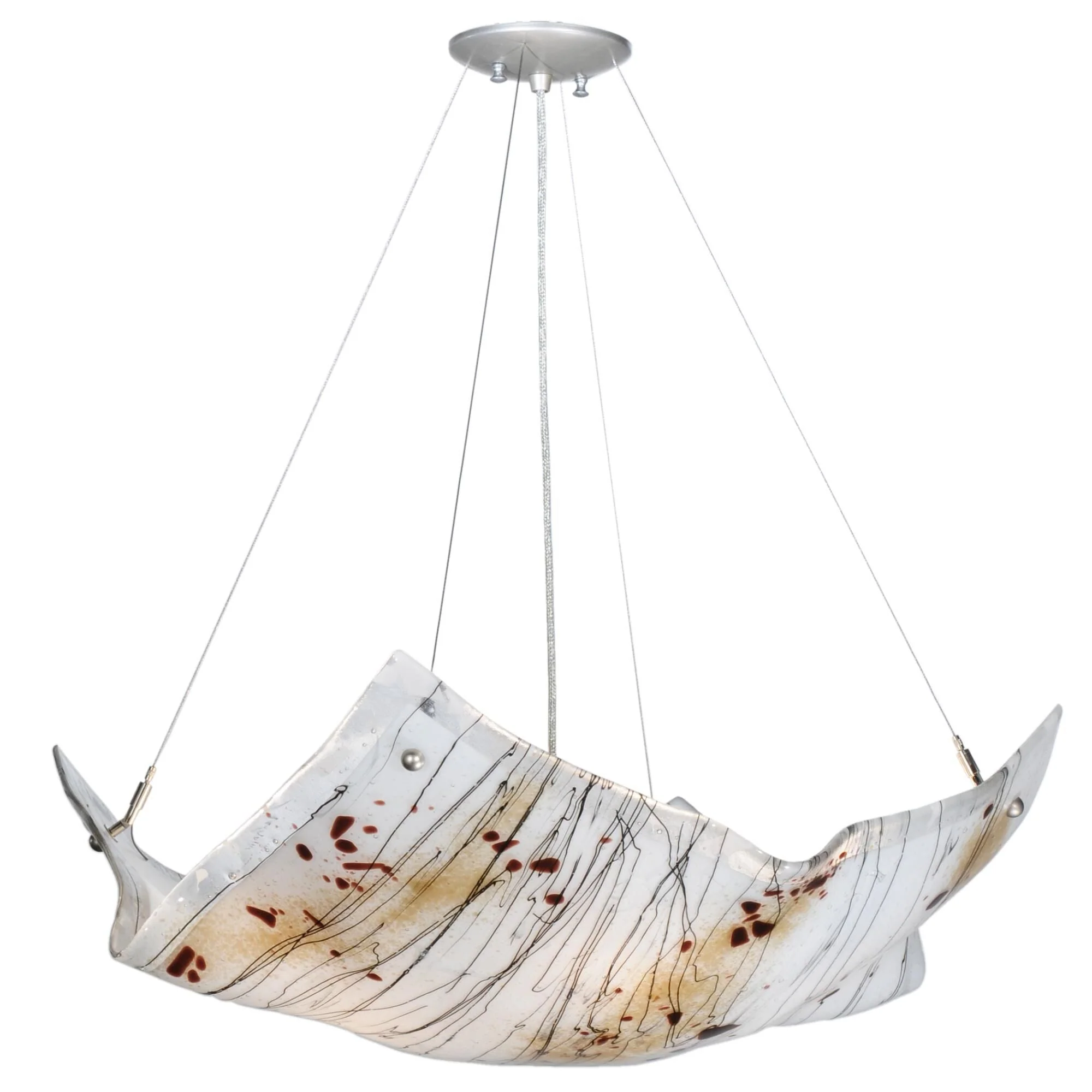 Meyda Lighting Ramoscelli Crinkle 28 Inch Large Pendant Cp11448 - Image 1