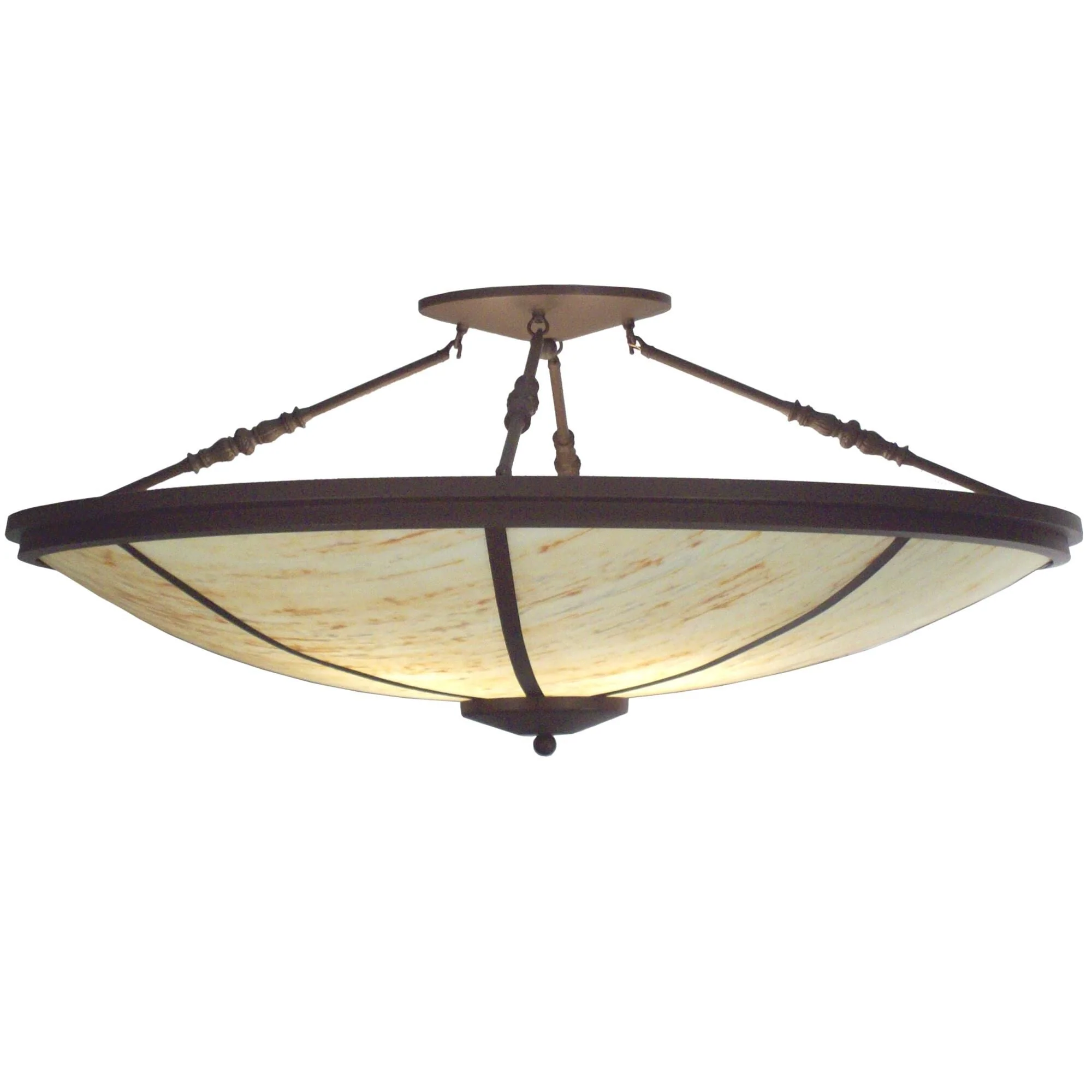 Meyda Lighting Commerce 45 Inch 4 Light Semi Flush Mount Cp11535 - Image 1