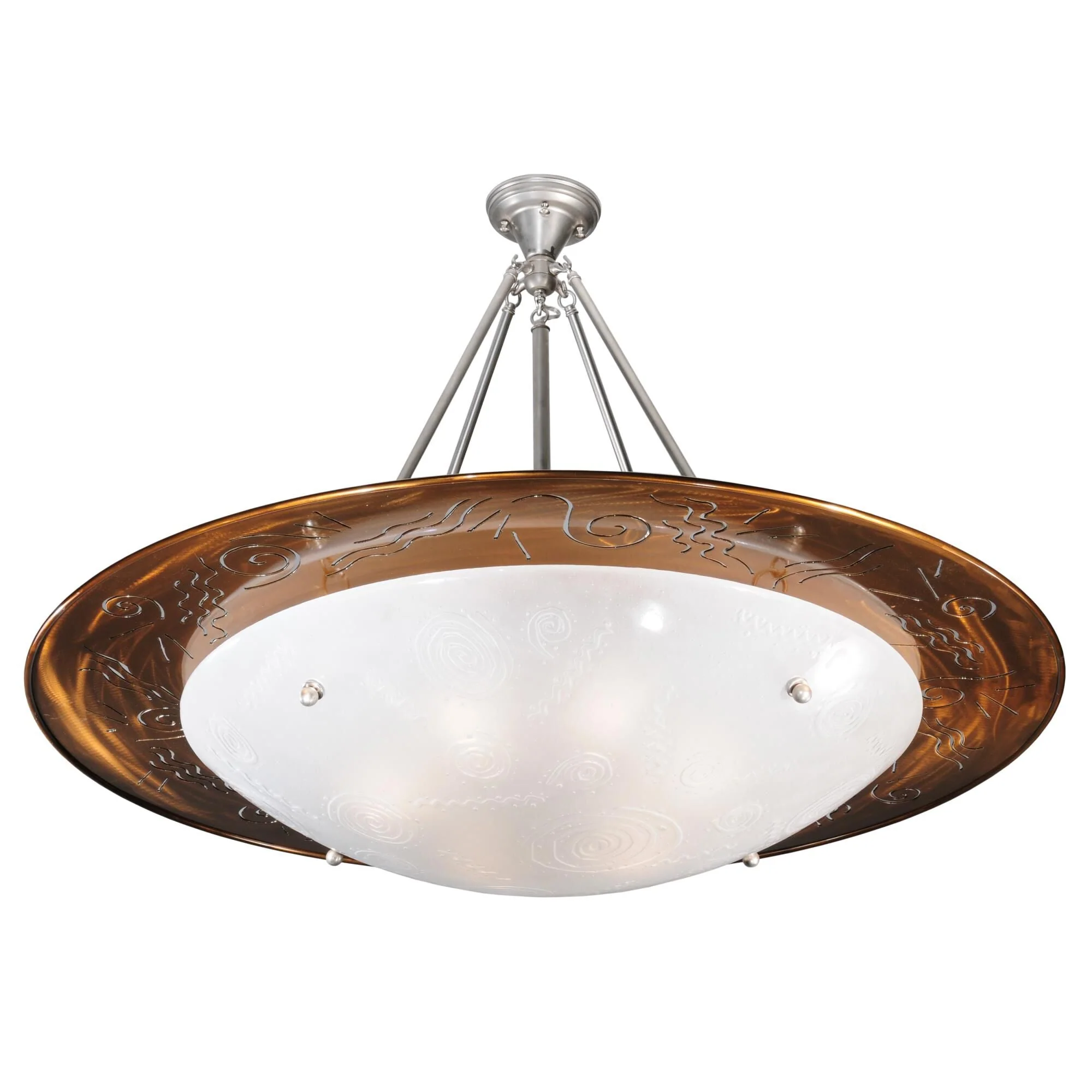 Meyda Lighting Supernova 42 Inch 6 Light Semi Flush Mount Cp11655 - Image 1