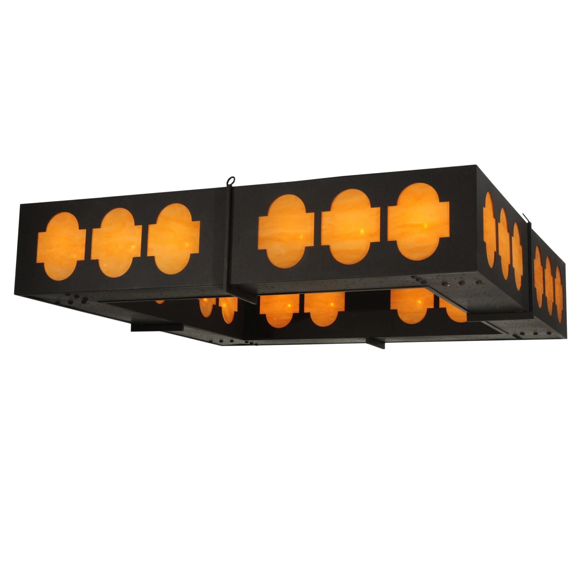 Meyda Lighting Diablos 85 Inch 24 Light Semi Flush Mount Cp11784 - Image 1