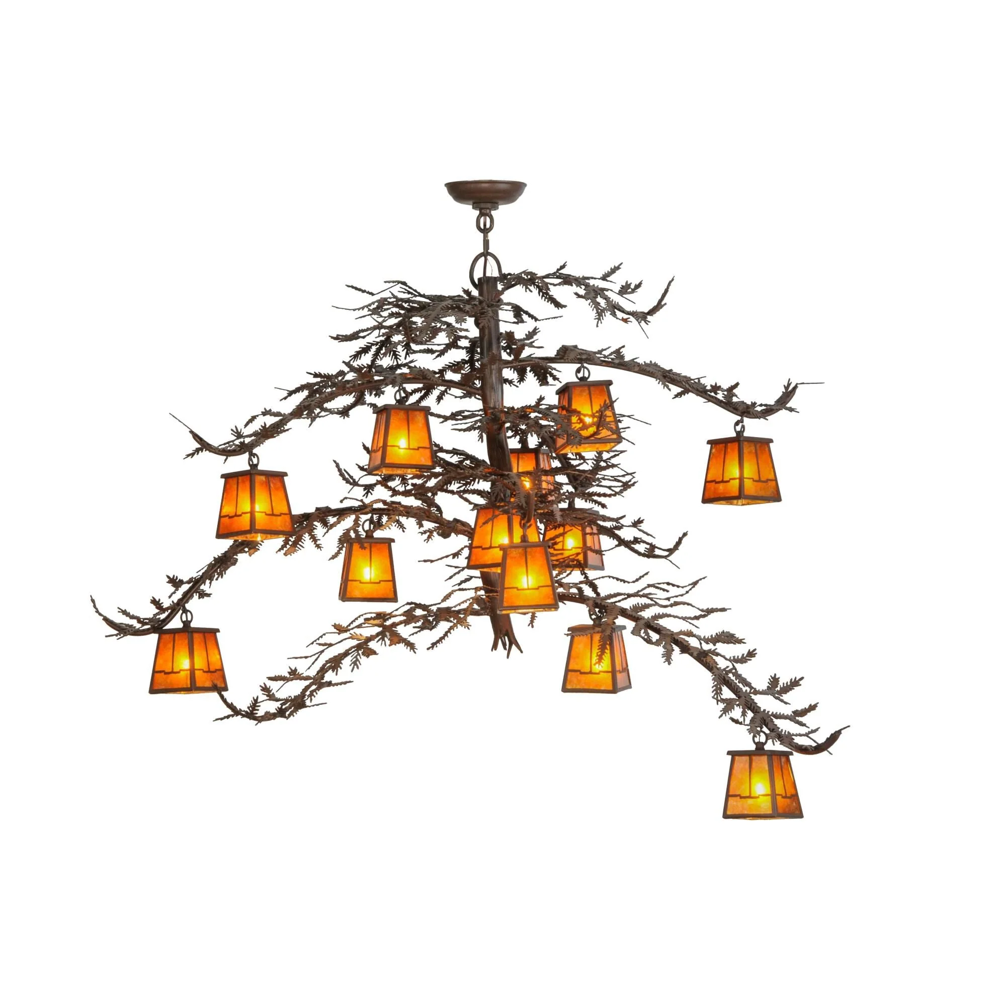 Meyda Lighting 48 Inch 12 Light Semi Flush Mount Cp247883 - Image 1