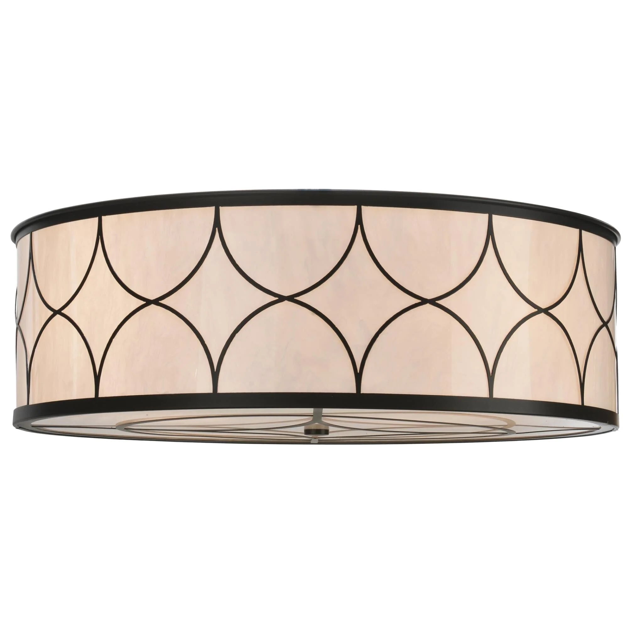Meyda Lighting Cilindro Deco 36 Inch 4 Light Flush Mount Cp12330 - Image 1