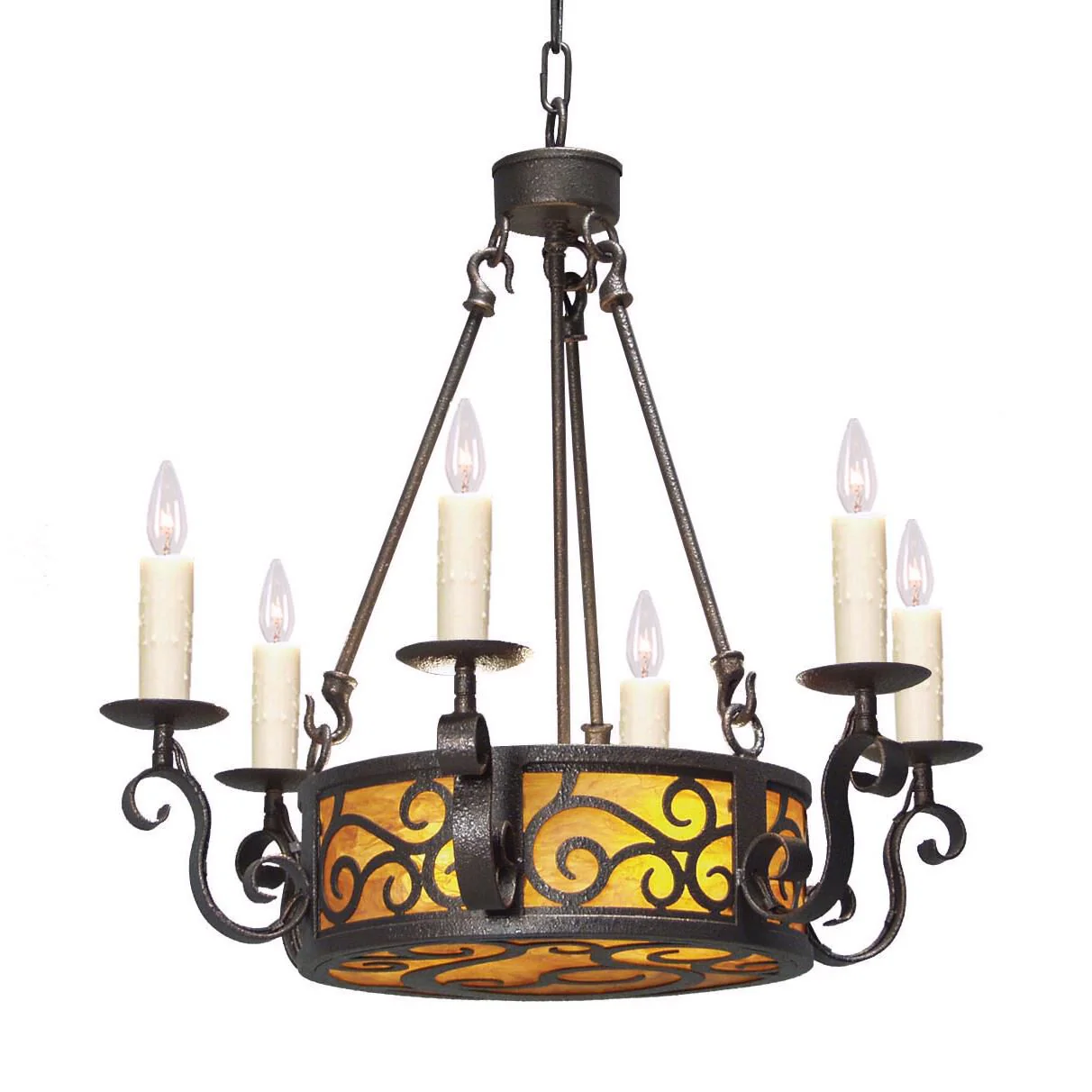 Meyda Lighting Delano 24 Inch 2 Light Chandelier Cp744123 - Image 1