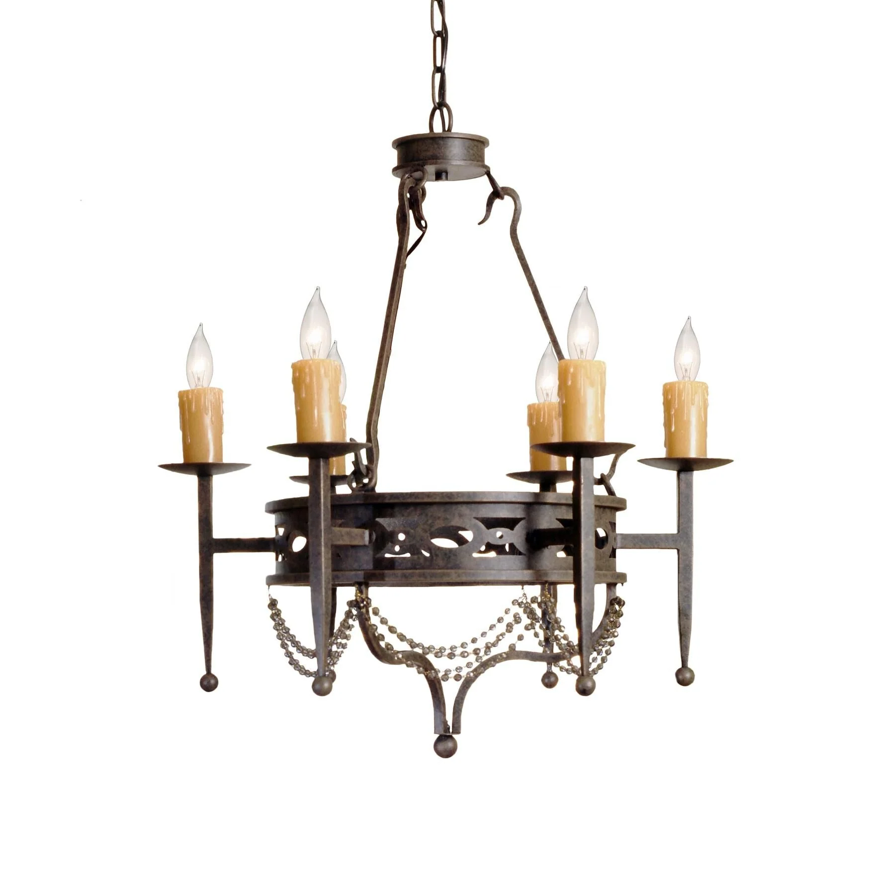 Meyda Lighting Jasmine 28 Inch Chandelier Cp744202 - Image 1