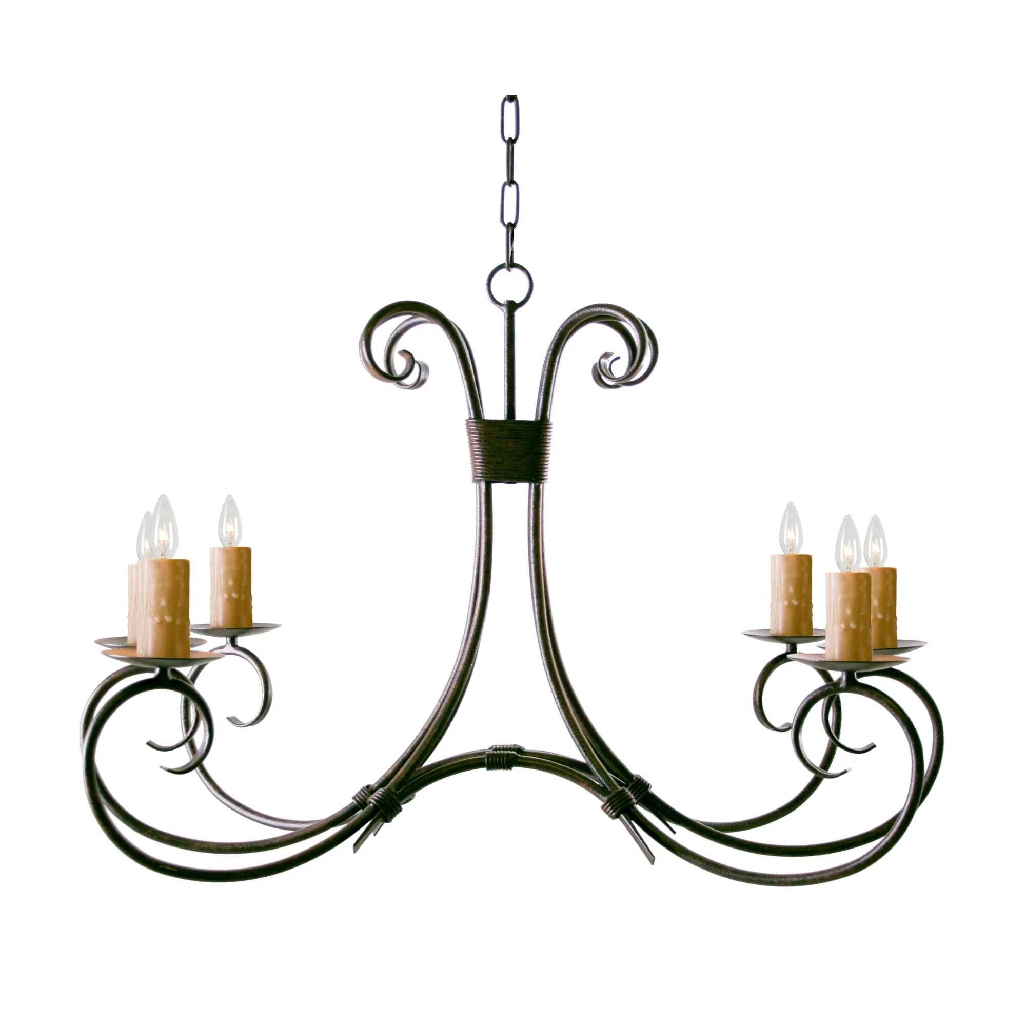 Meyda Lighting Elon 36 Inch 3 Light Mini Chandelier Cp745711 - Image 1