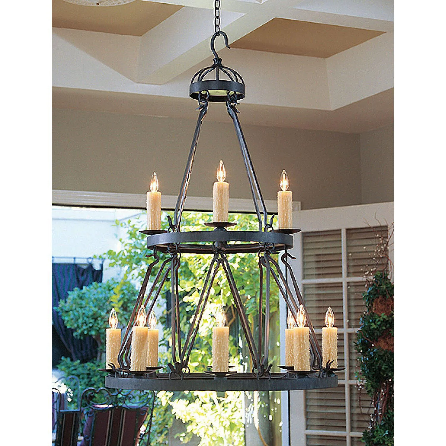 Meyda Lighting Lakeshore 36 Inch 2 Light Chandelier Cp744388 - Image 1