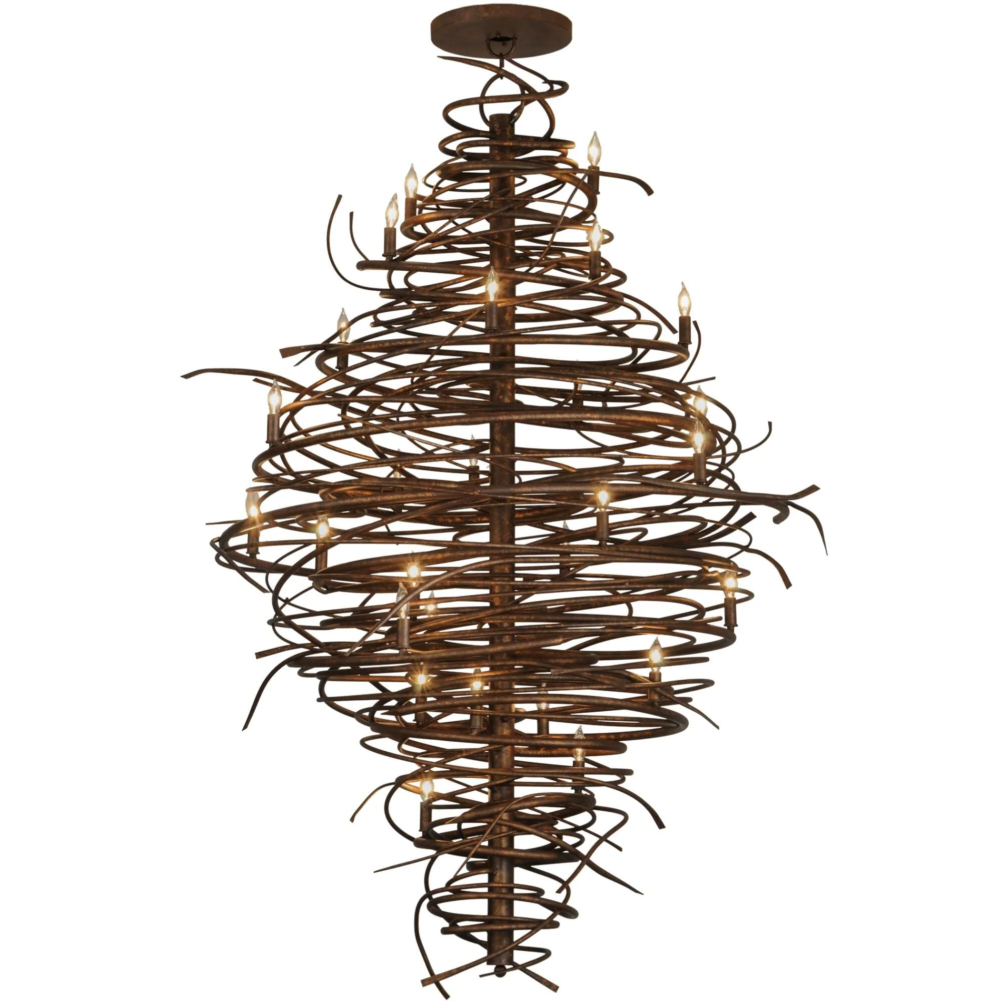 Meyda Lighting 56 Inch 28 Light Semi Flush Mount Cp247901 - Image 1