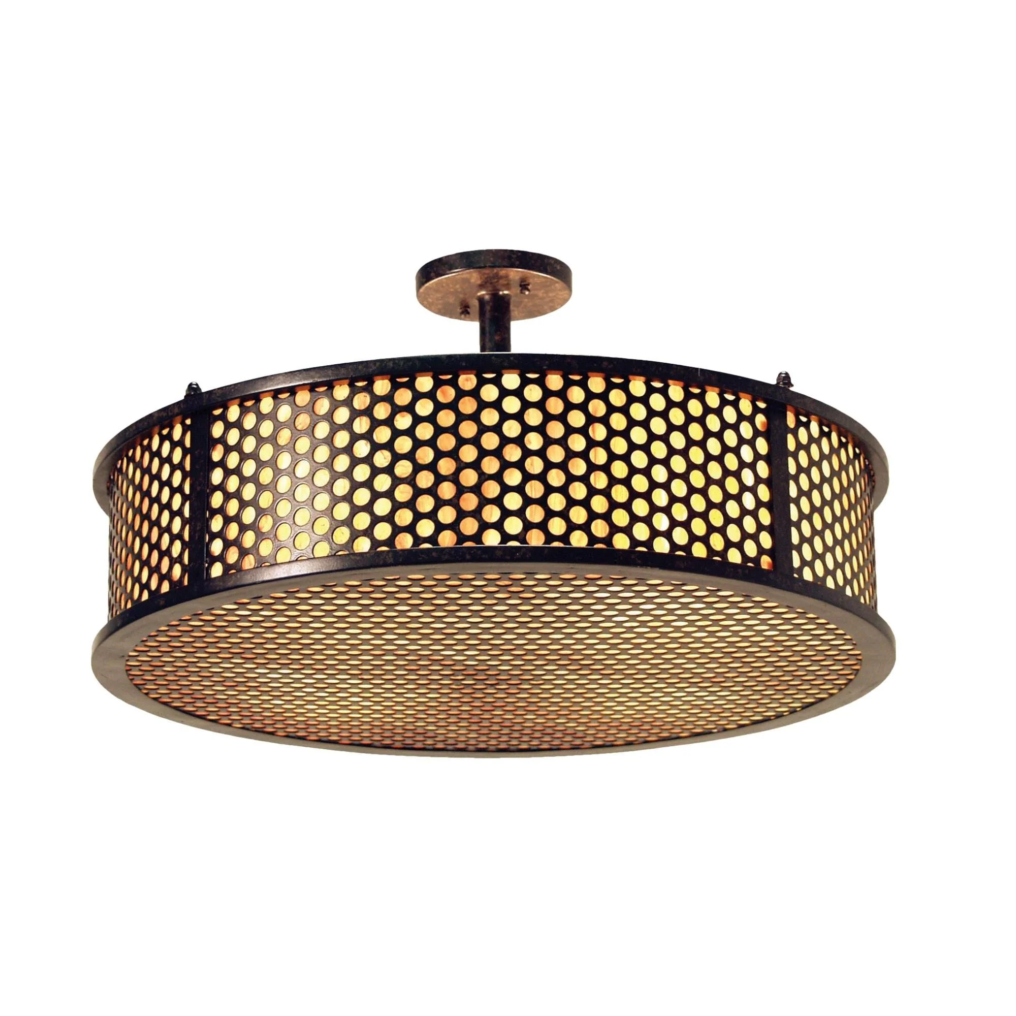 Meyda Lighting Luciano 24 Inch 4 Light Semi Flush Mount Cp746061 - Image 1