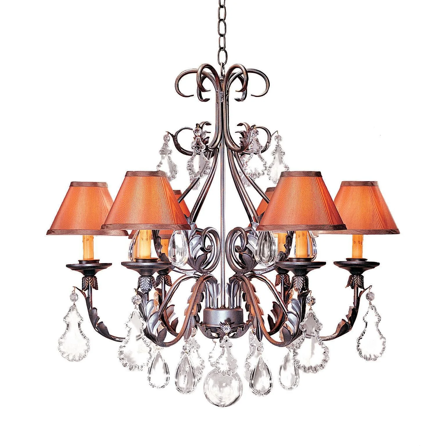 Meyda Lighting French Elegance 28 Inch 2 Light Chandelier Cp744194 - Image 1