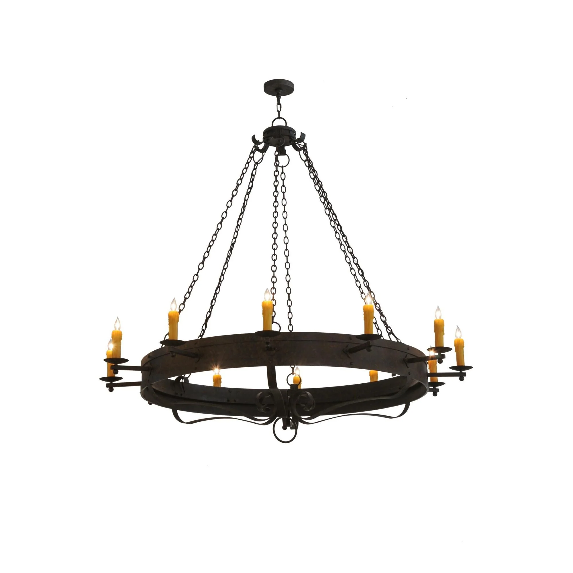 Meyda Lighting 72 Inch 12 Light Semi Flush Mount Cp247905 - Image 1