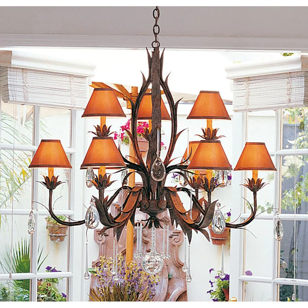 Meyda Lighting Slenderleaf 36 Inch 2 Light Chandelier Cp744289 - Image 1