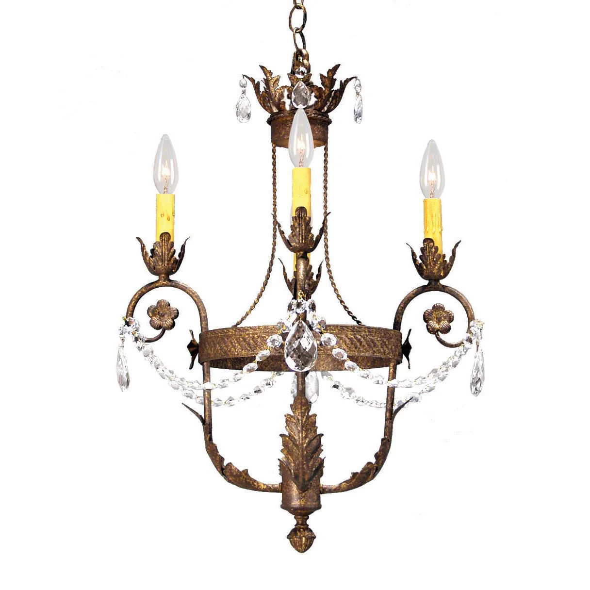 Meyda Lighting Antonia 18 Inch 3 Light Mini Chandelier Cp745710 - Image 1