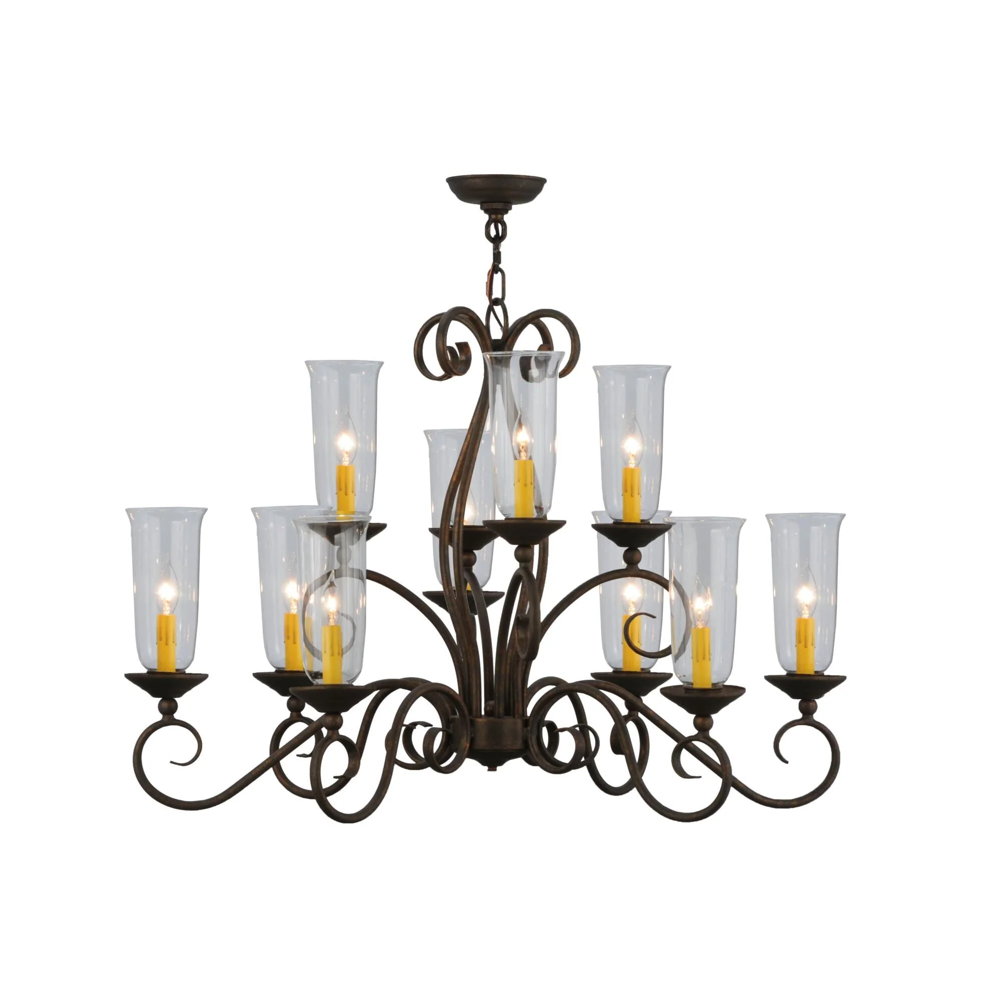 Meyda Lighting 36 Inch 10 Light Mini Chandelier Cp247919 - Image 1