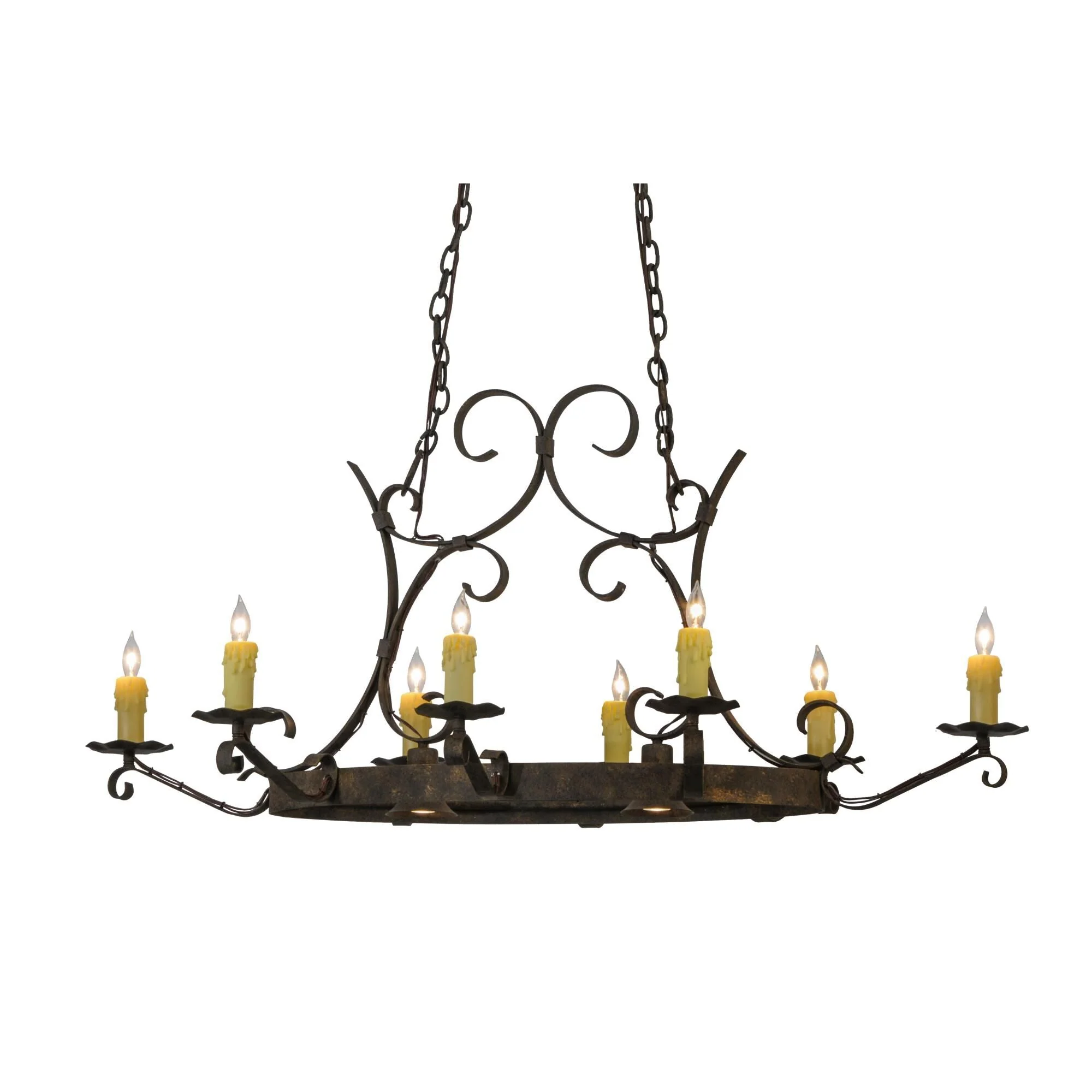 Meyda Lighting 52 Inch 8 Light Semi Flush Mount Cp247920 - Image 1