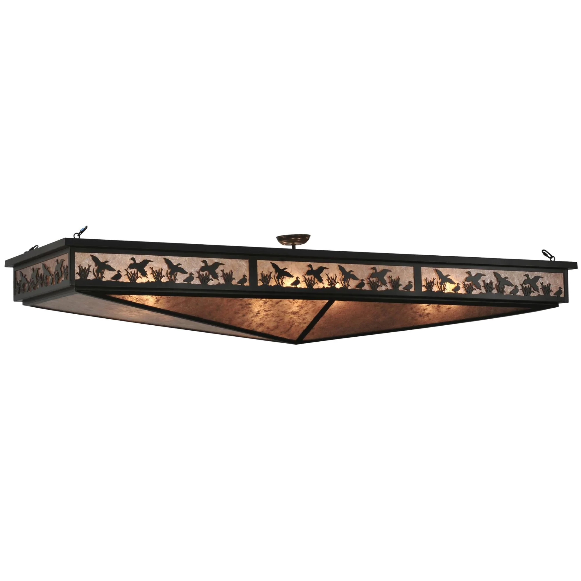 Meyda Lighting Ducks In Flight 80 Inch 8 Light Semi Flush Mount Cp12613 - Image 1