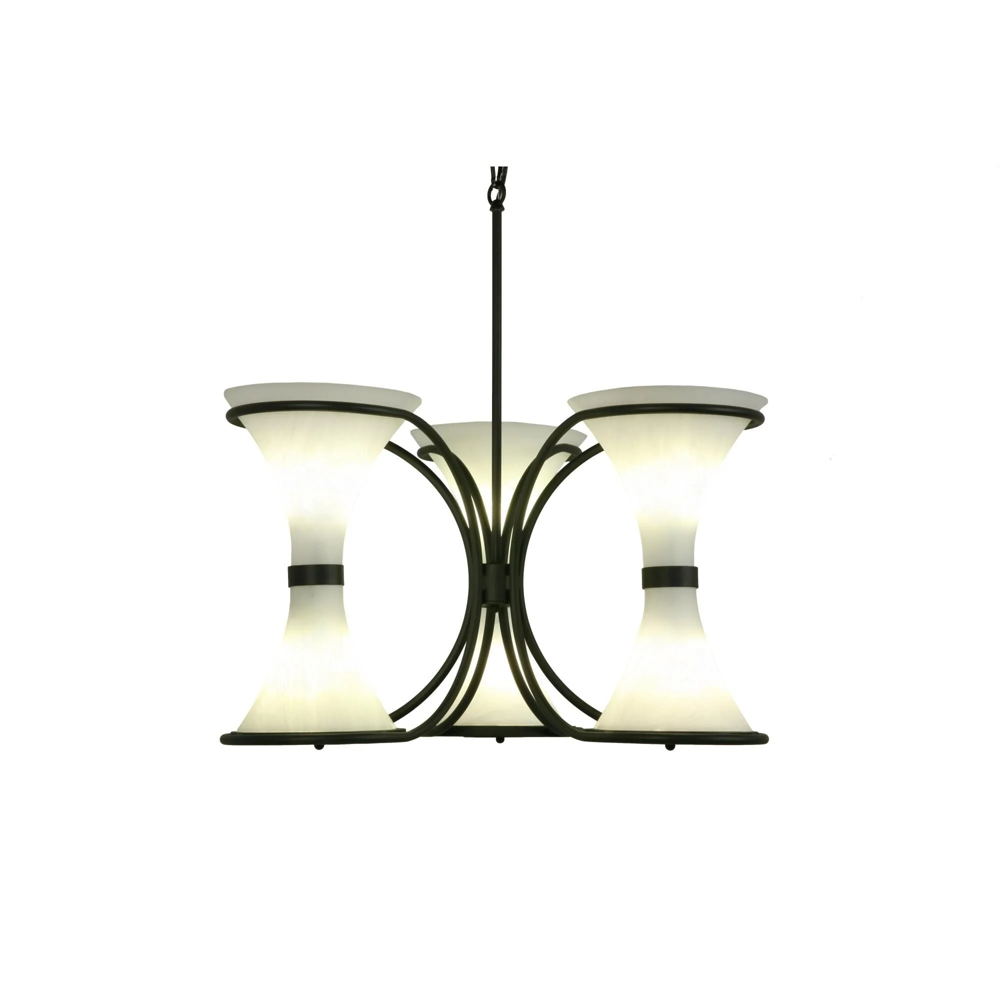 Meyda Lighting Chronos 30 Inch 3 Light Chandelier Cp744185 - Image 1
