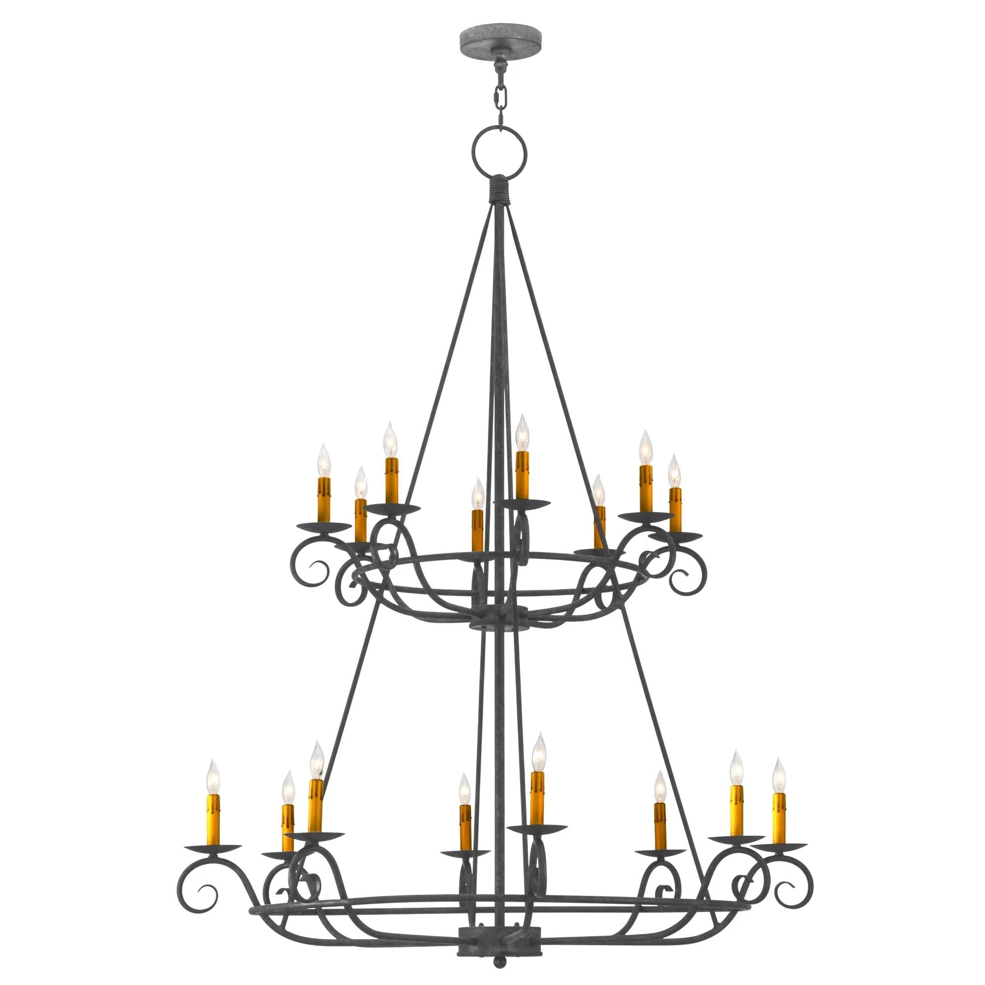 Meyda Lighting 45 Inch 16 Light Semi Flush Mount Cp247926 - Image 1